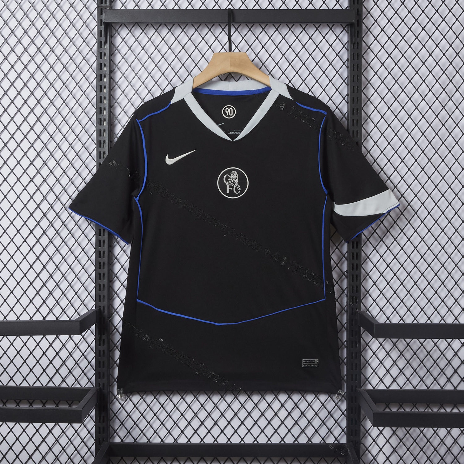 C.H.E.L.S.E.A 25-26 Third Unsponsored Black Jersey - Fans Version - UnitedFutballJersey