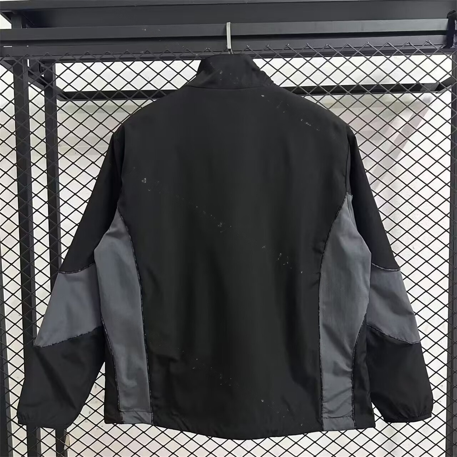 Dortmund 25-26 Black and Gray Double-Sided Training Windbreaker Jacket - UnitedFutballJersey