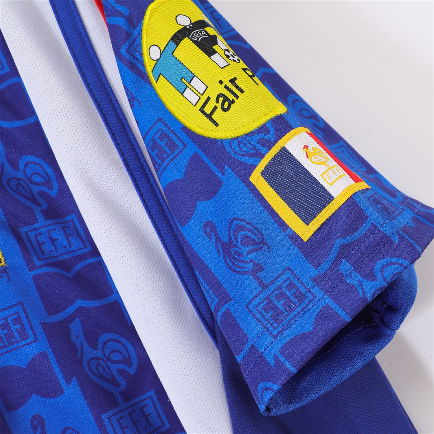 Retro France 1996 Home Jersey - UnitedFutballJersey