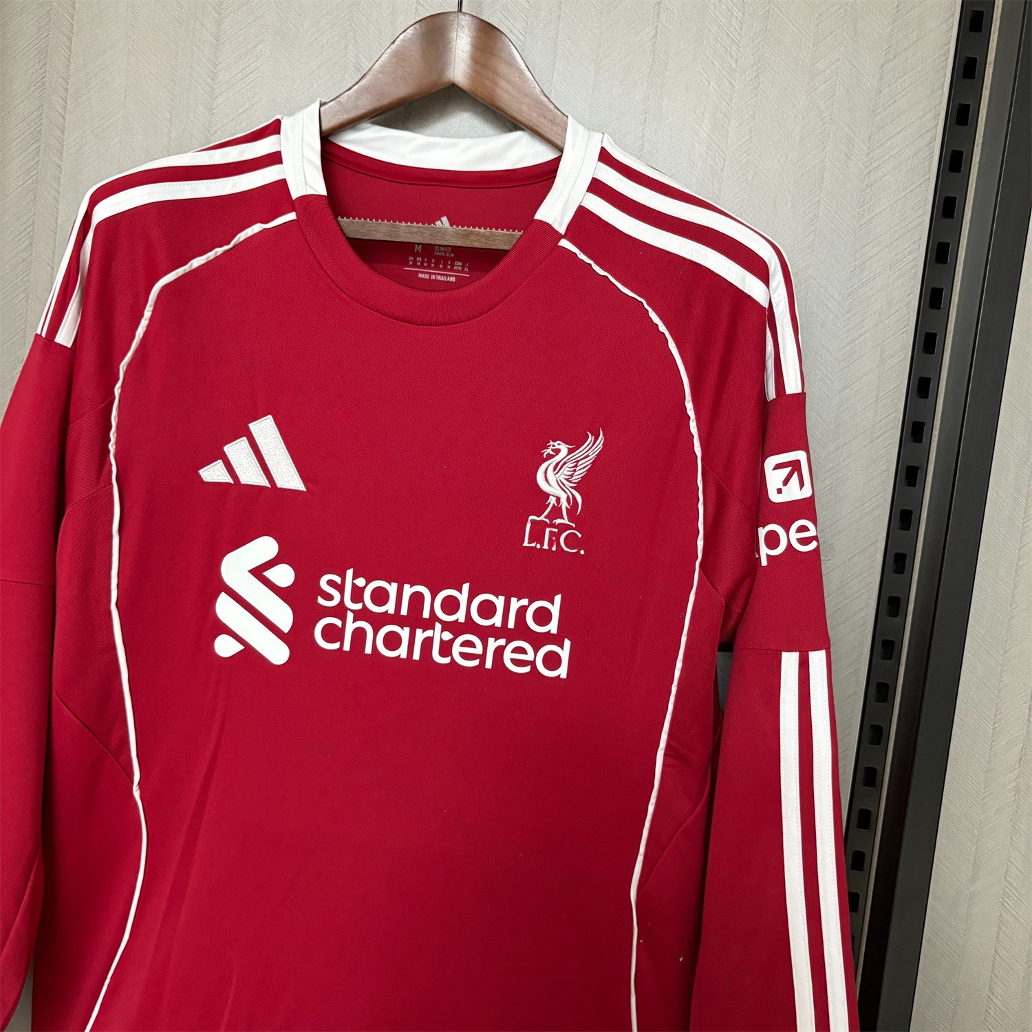 Liver.pool 25-26 Home Long Sleeves Jersey - Fans Version - UnitedFutballJersey