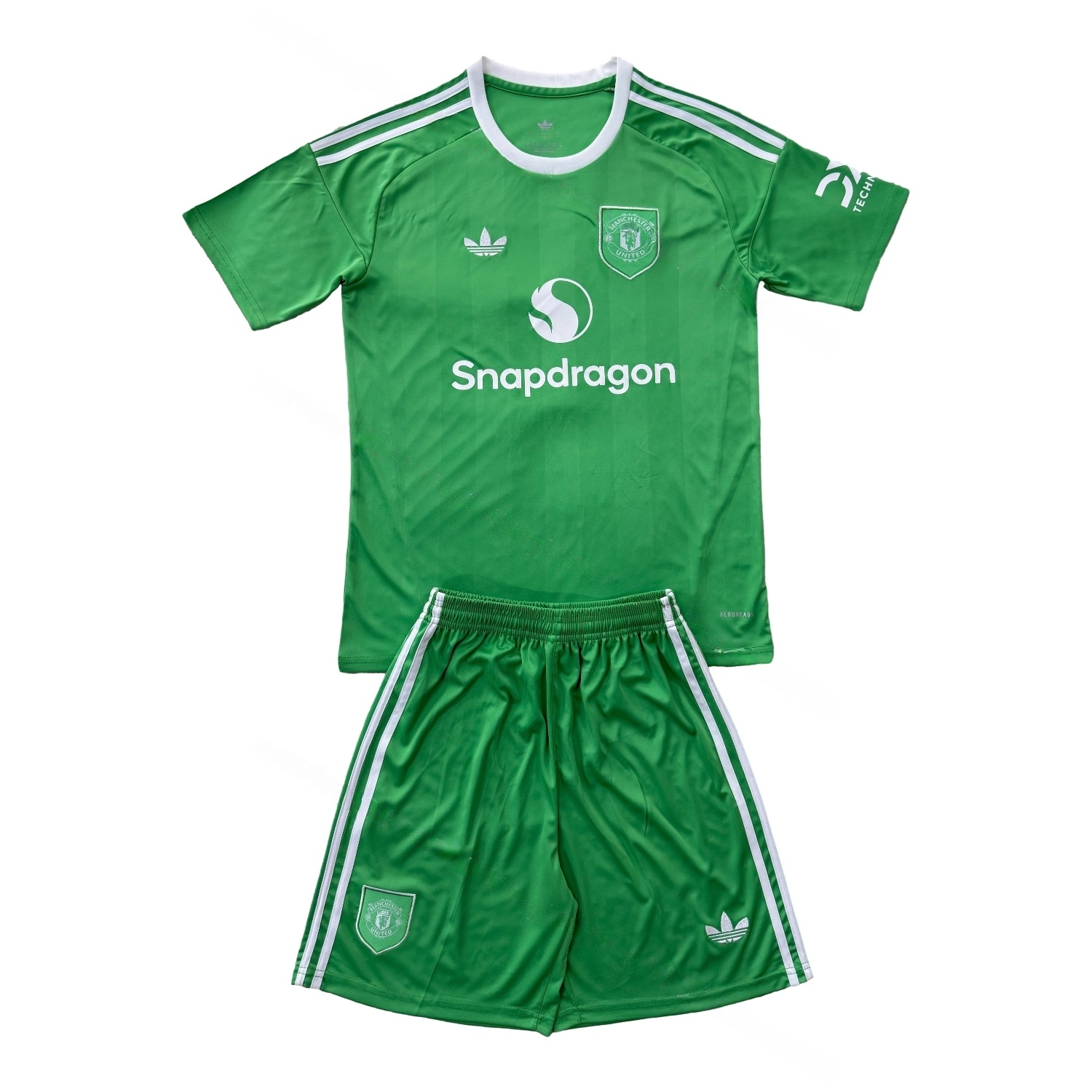 Manchester United 25-26 Green Goalkeeper Men's Adult Jersey Set - Fans Version - UnitedFutballJersey