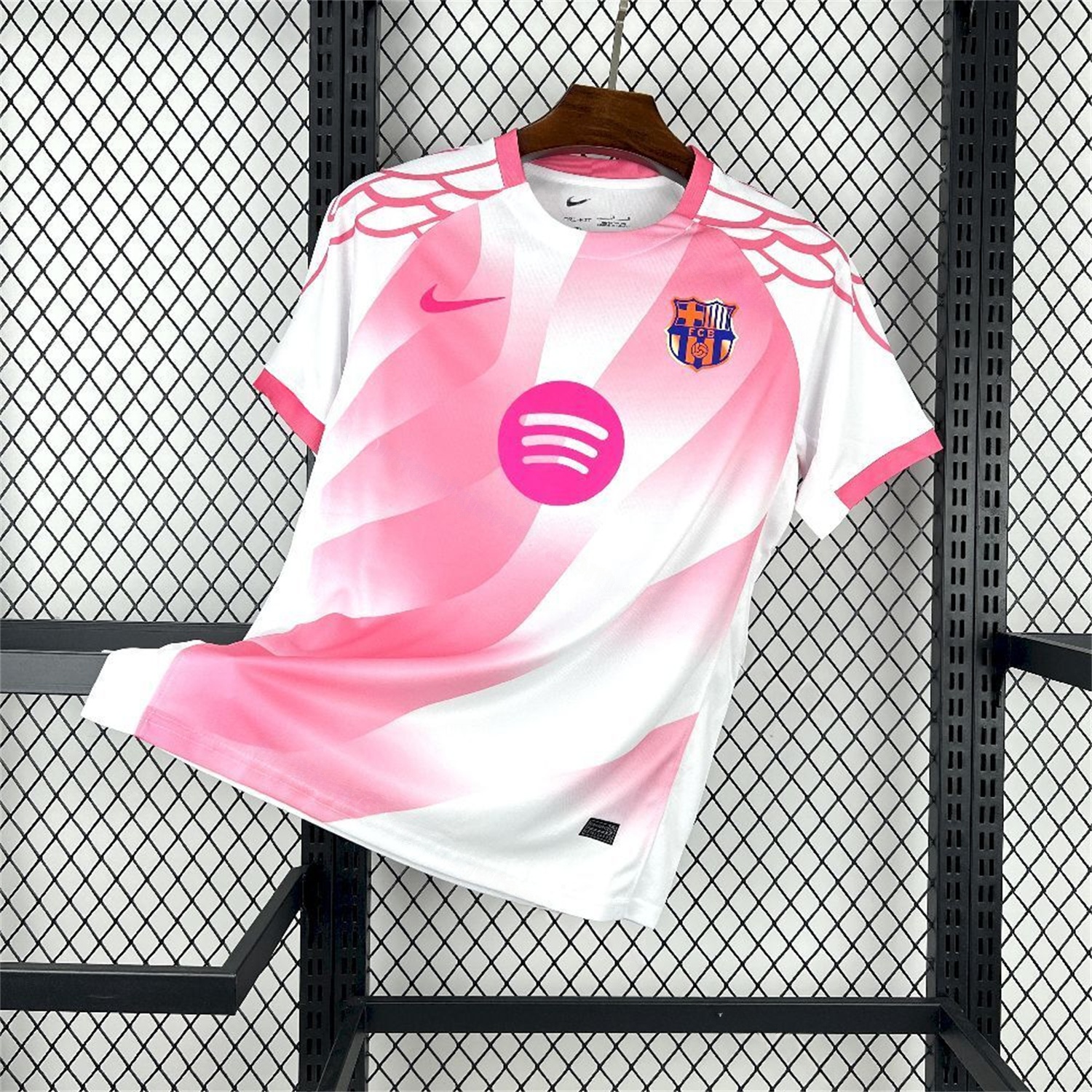 Barcelona 25-26 Pink And White Special Jersey - Fans Version - UnitedFutballJersey