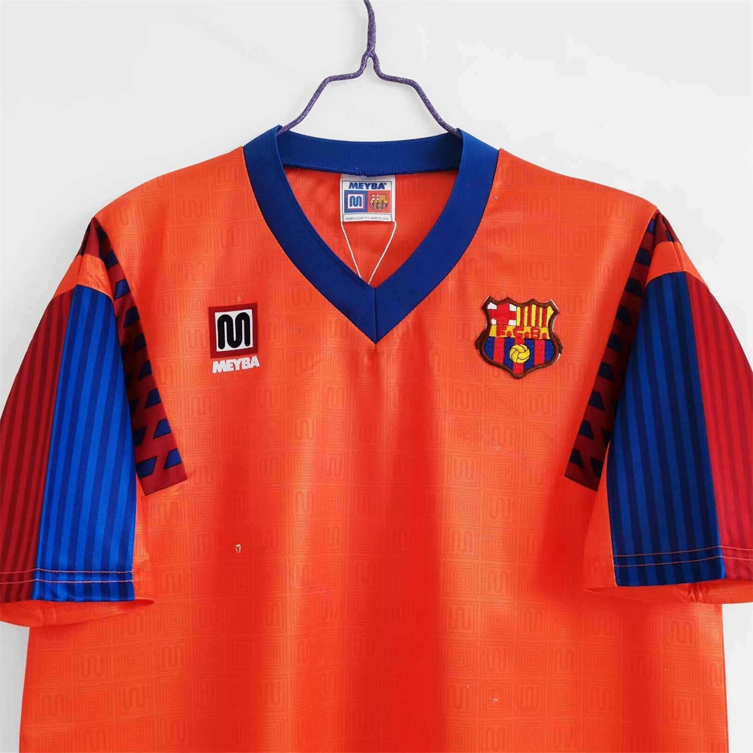 Retro Barcelona 1991-92 Away Orange Jersey - UnitedFutballJersey
