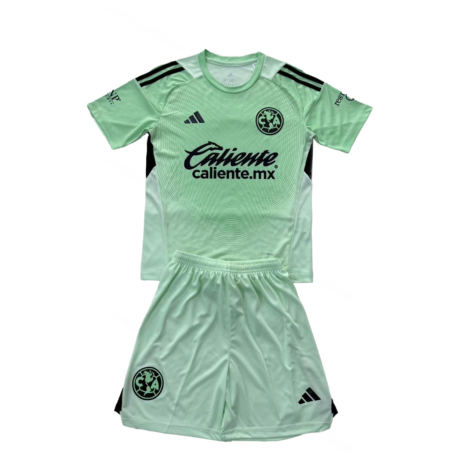 Club América 25-26 Green Goalkeeper Men's Adult Jersey Set - Fans Version - UnitedFutballJersey