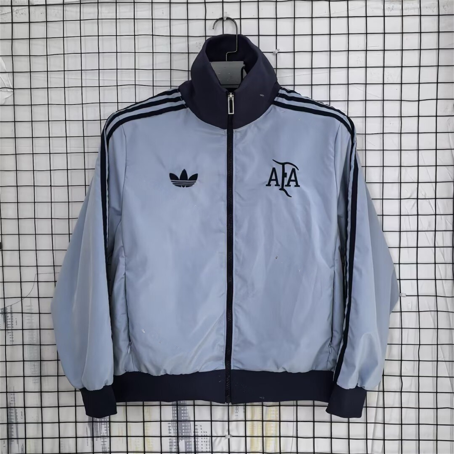 Argentina 25-26 Training Windbreaker Jacket - Grey - UnitedFutballJersey
