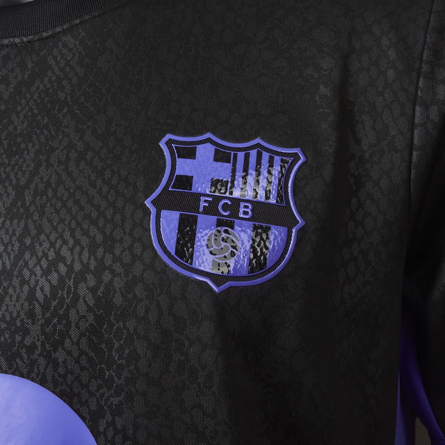 Barcelona X KB 25-26 Black And Purple Special Jersey - Player Version - UnitedFutballJersey
