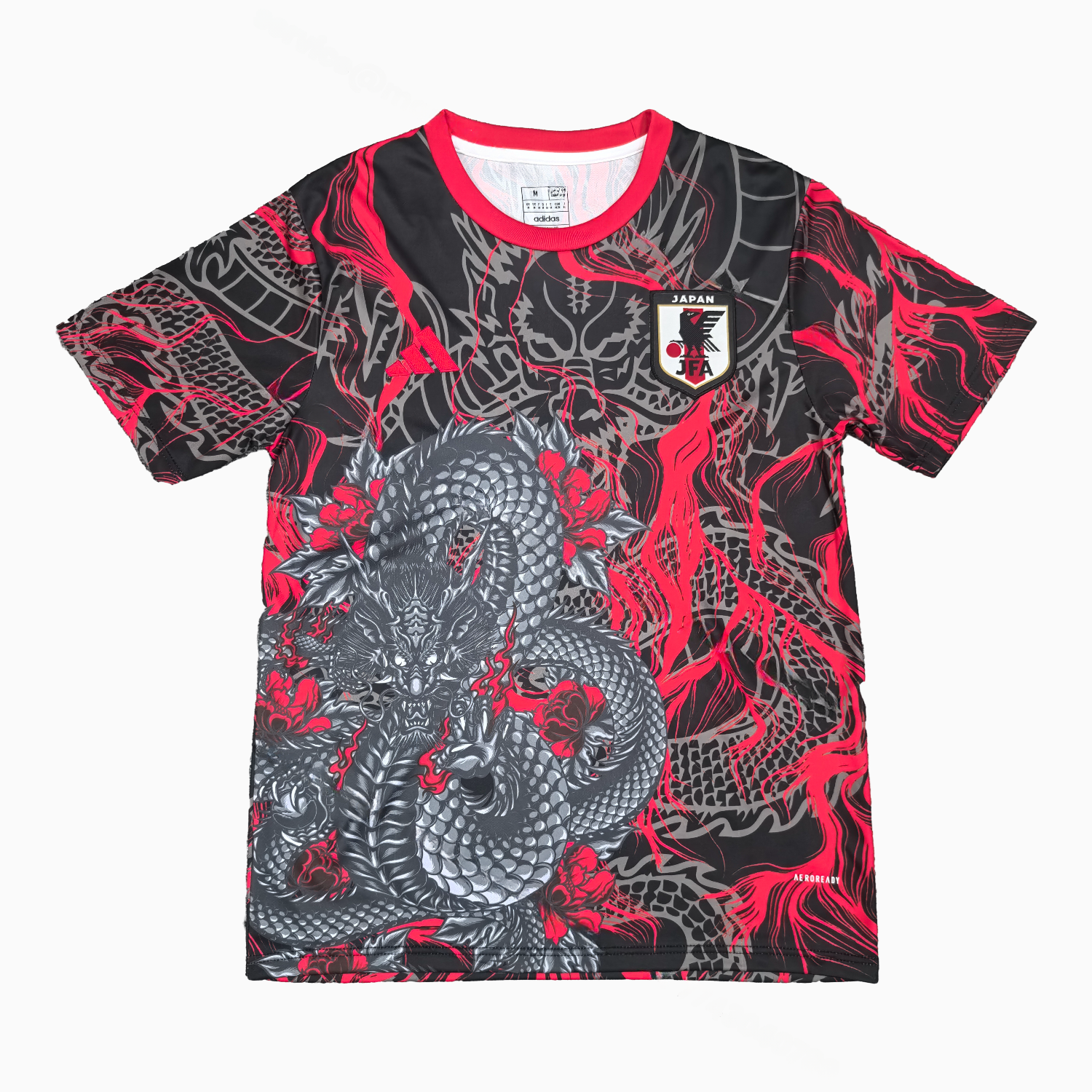 Japan 25-26 Black Dragon Black And Red Jersey - Fans Version - UnitedFutballJersey