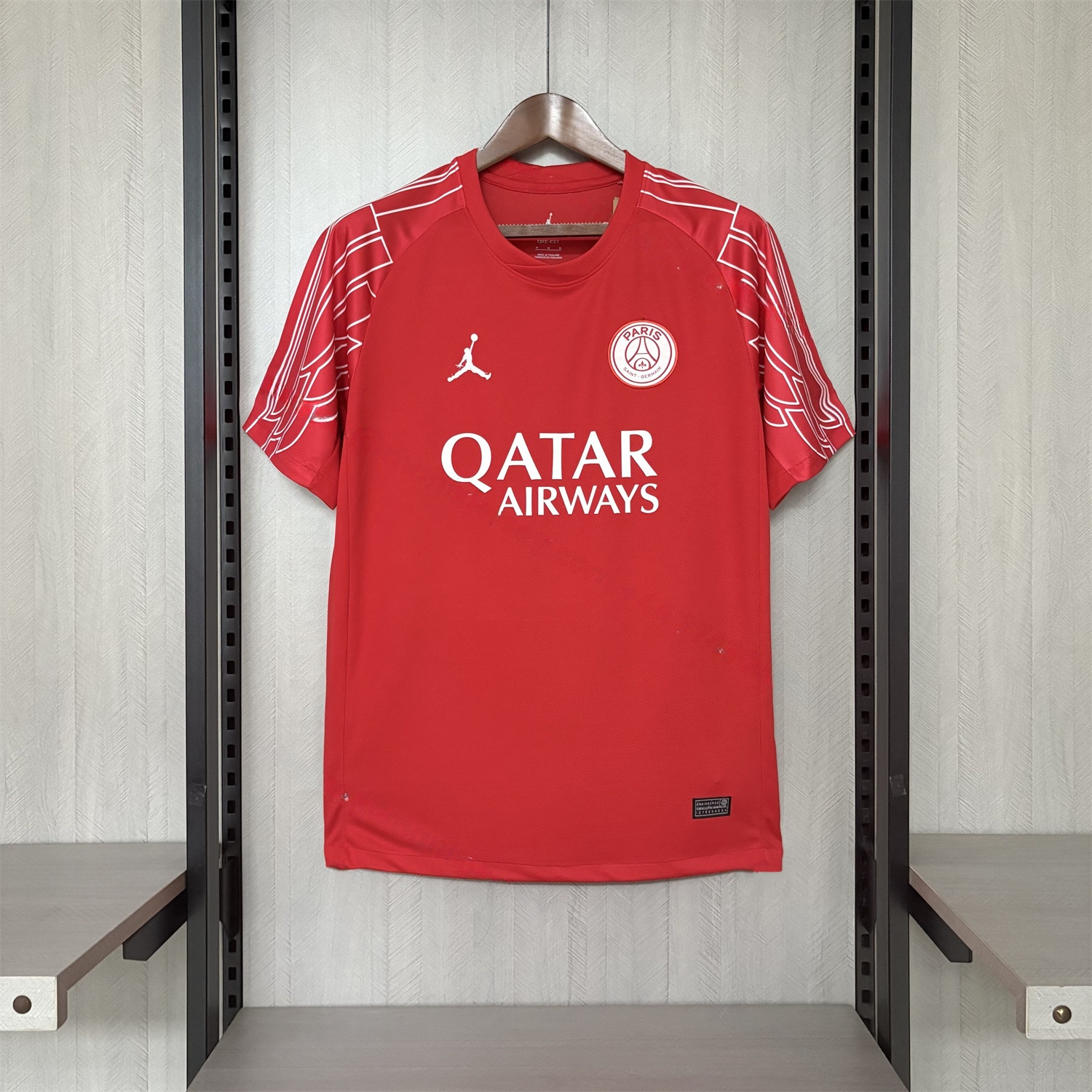 Paris Saint-Germain PSG 25-26 Red Training Jersey - Fans Version - UnitedFutballJersey