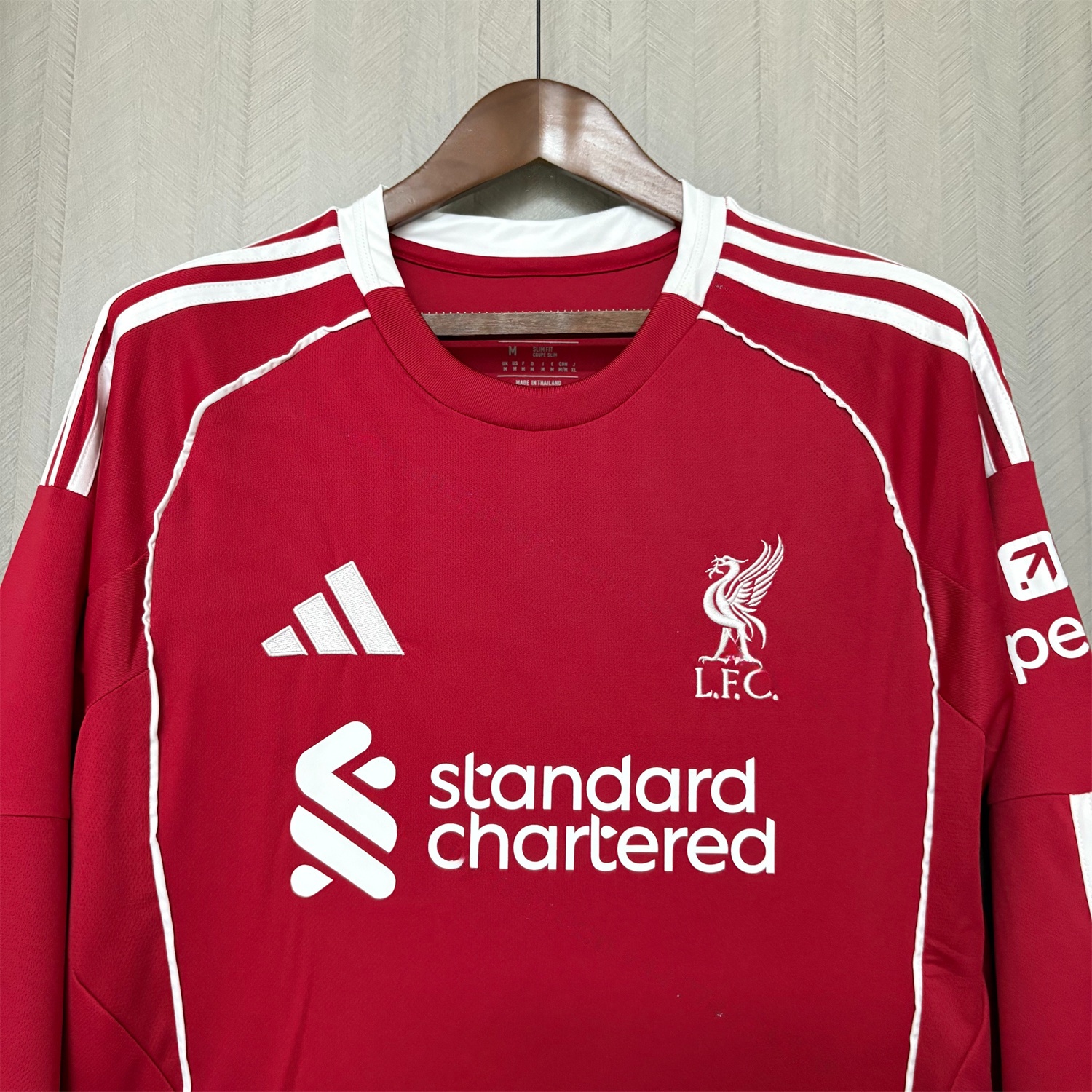 Liver.pool 25-26 Home Long Sleeves Jersey - Fans Version - UnitedFutballJersey