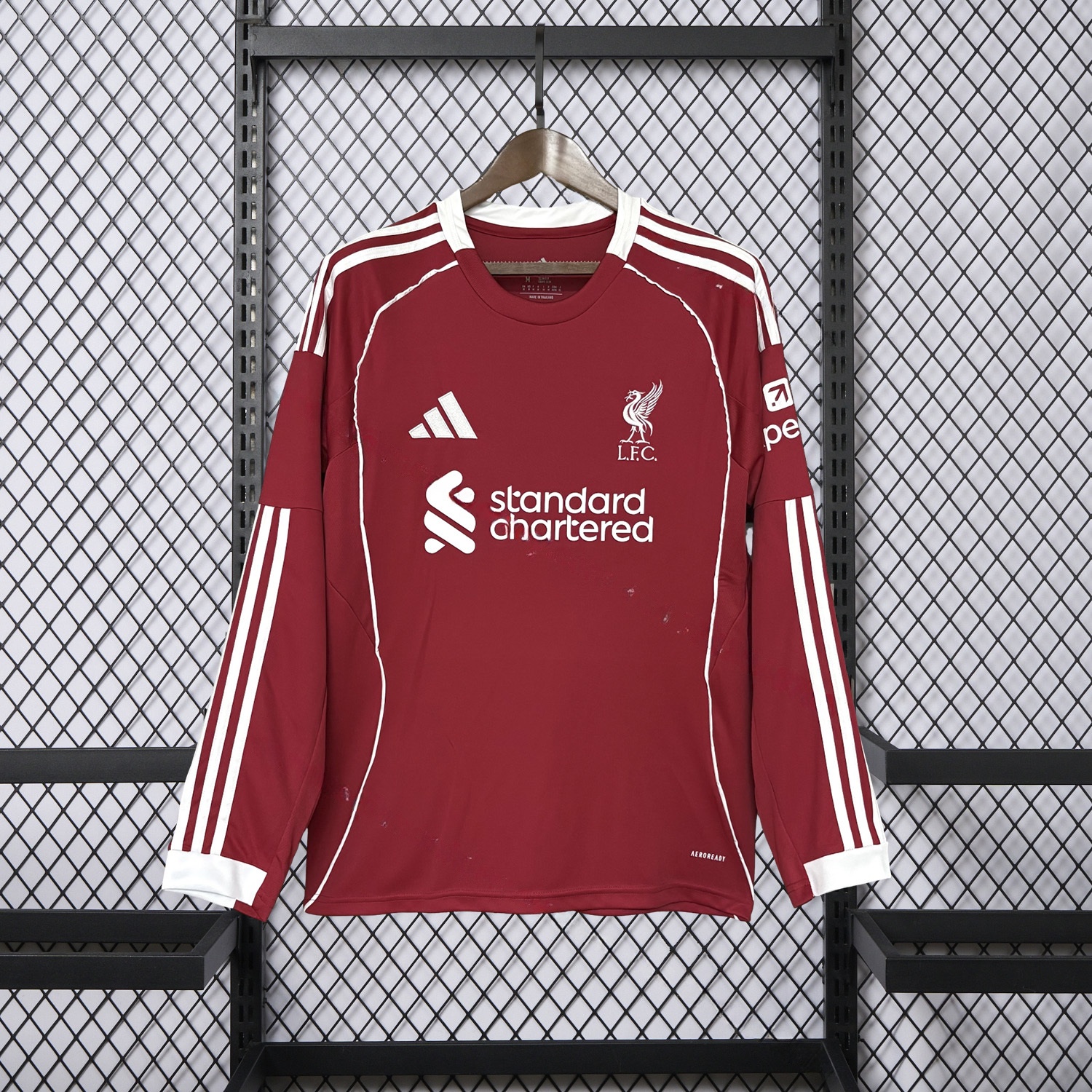 Liver.pool 25-26 Home Long Sleeves Jersey - Fans Version - UnitedFutballJersey