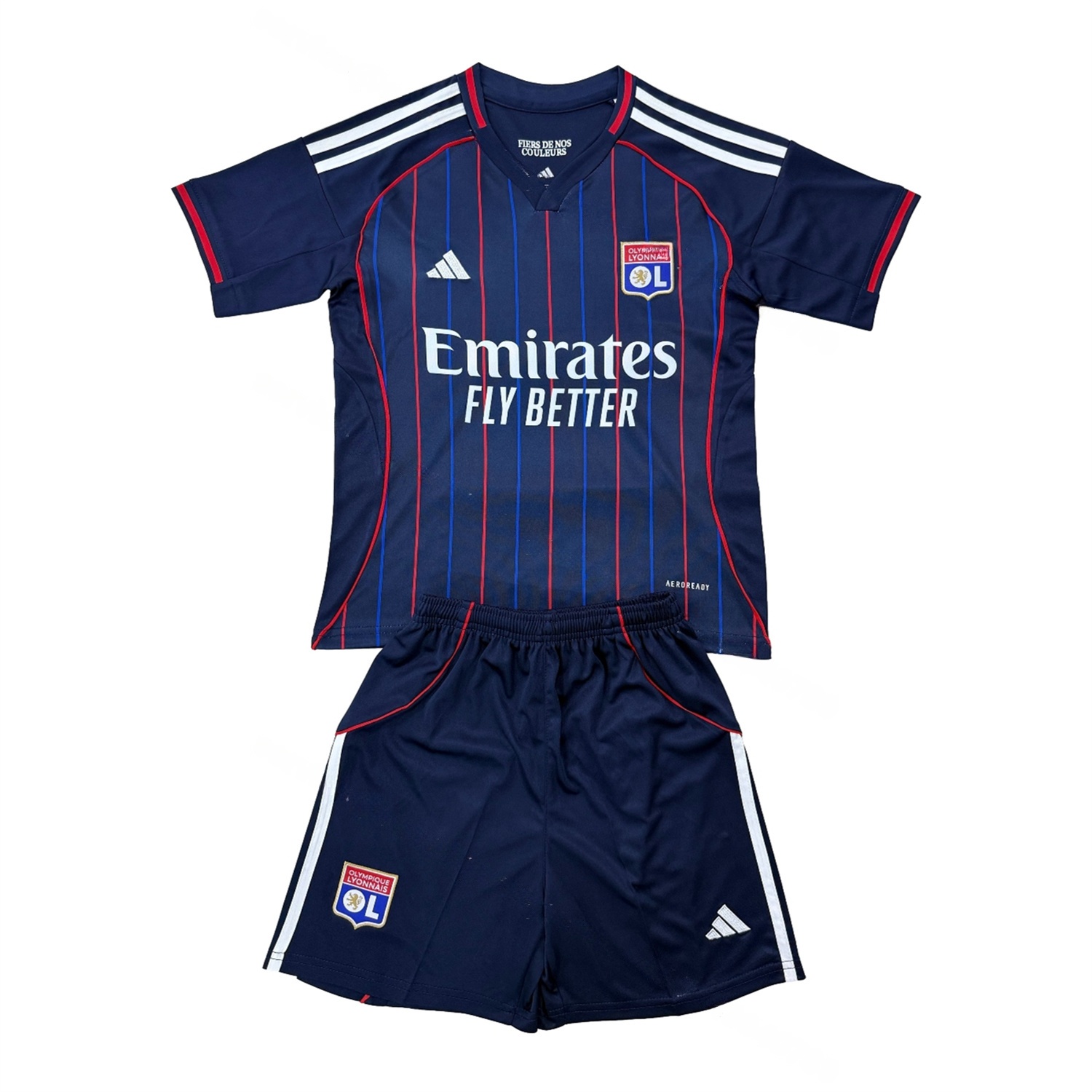 Lyon 25-26 Away Men's Adult Jersey Set - Fans Version - UnitedFutballJersey