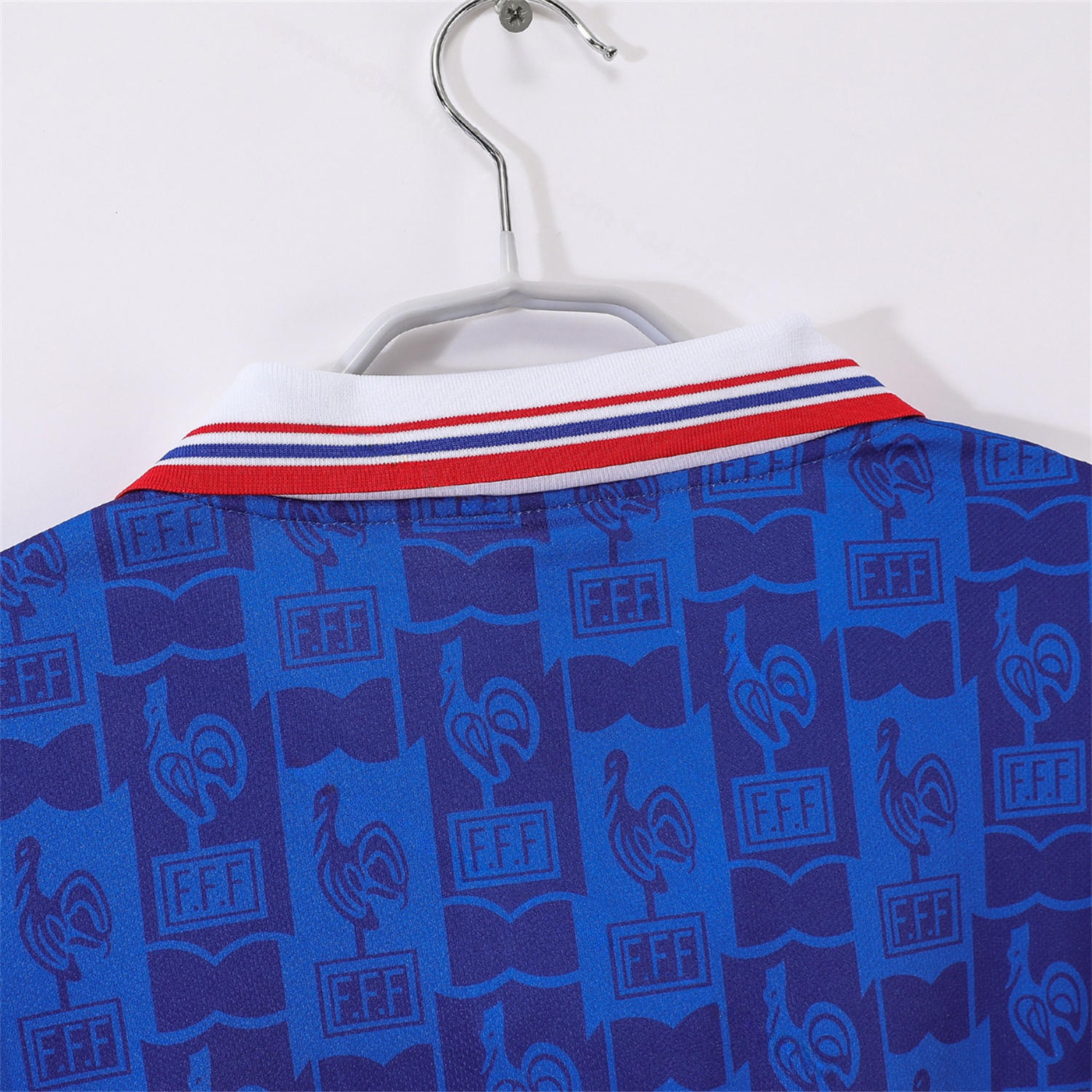 Retro France 1996 Home Jersey - UnitedFutballJersey