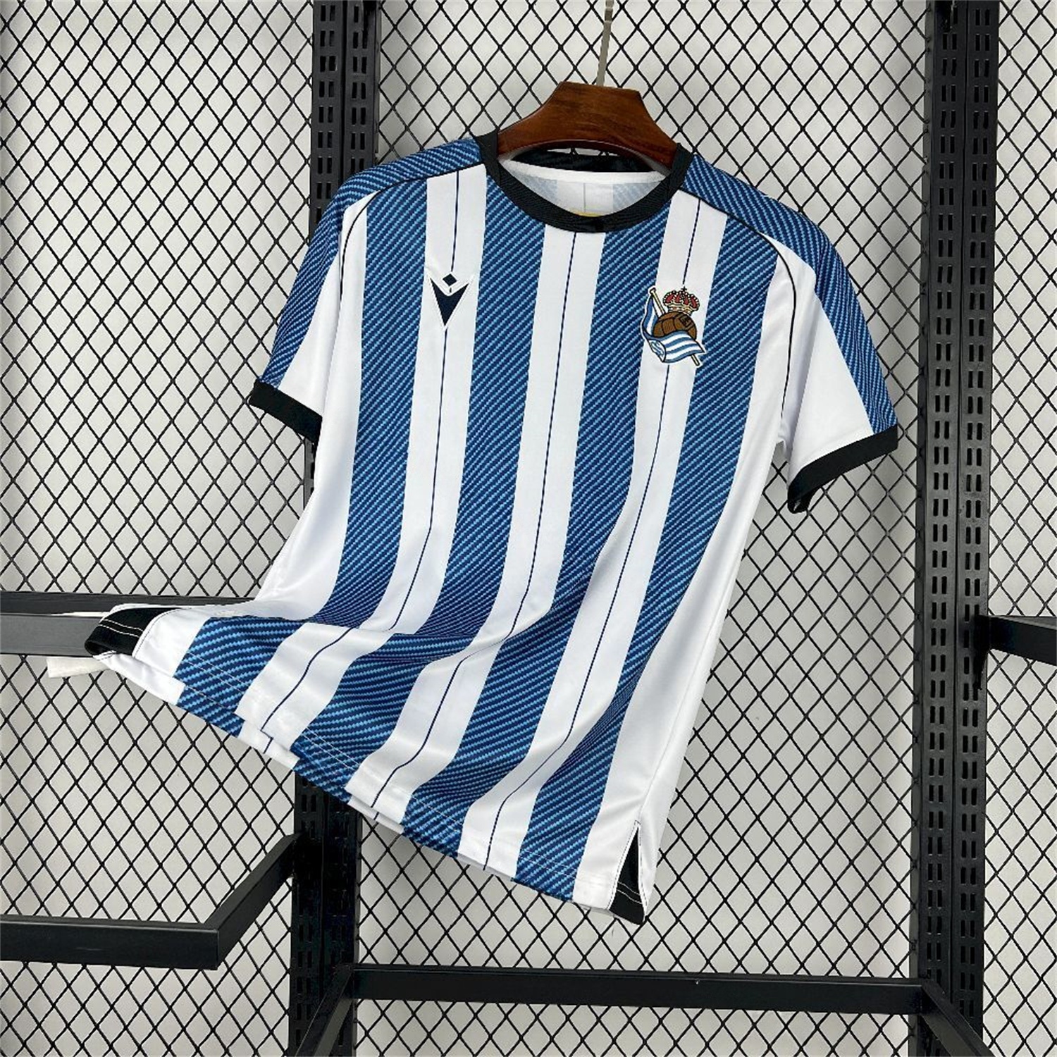 Real Sociedad 25-26 Home Blue And White Jersey - Fans Version - UnitedFutballJersey