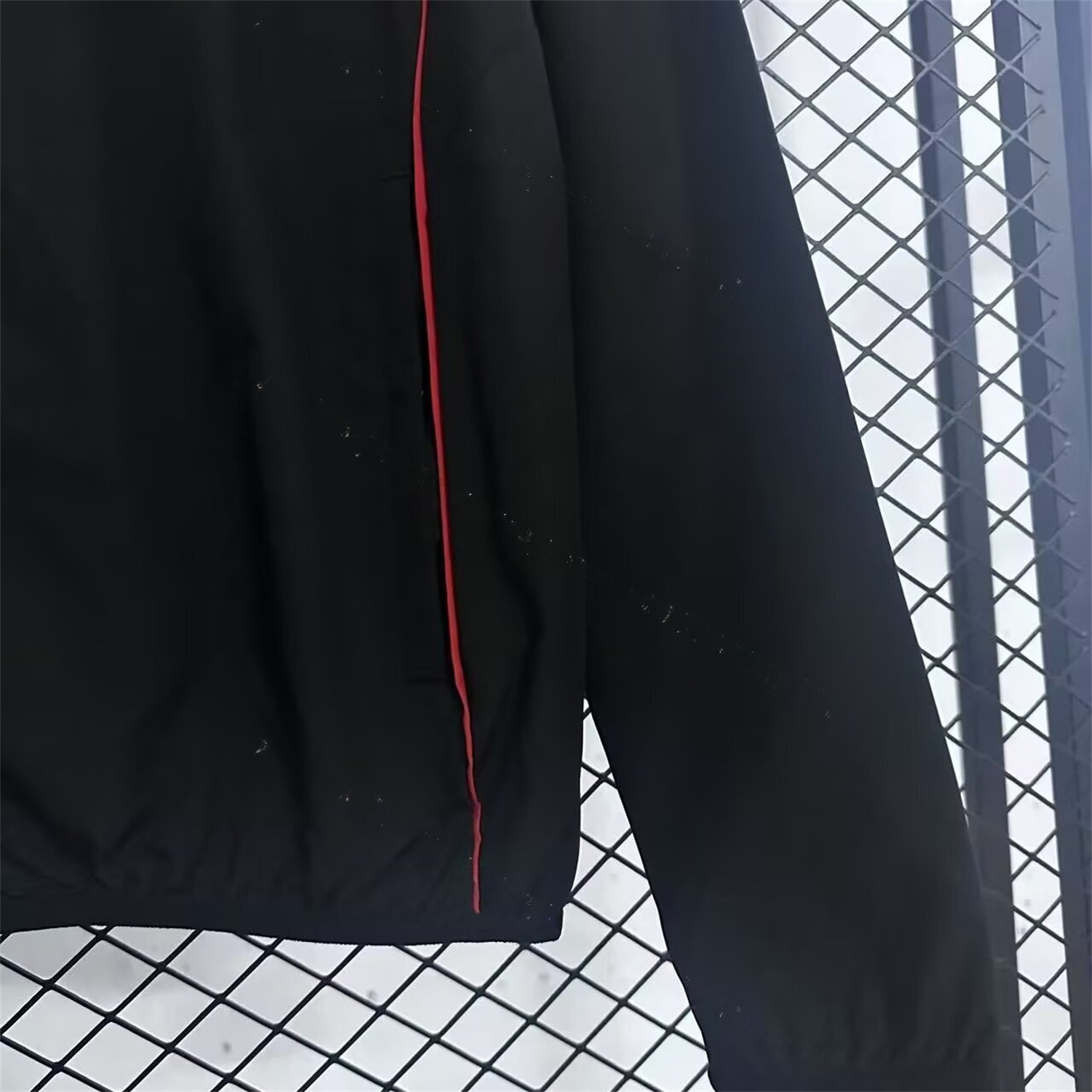 Ajax 25-26 Training Windbreaker Jacket - Black - UnitedFutballJersey