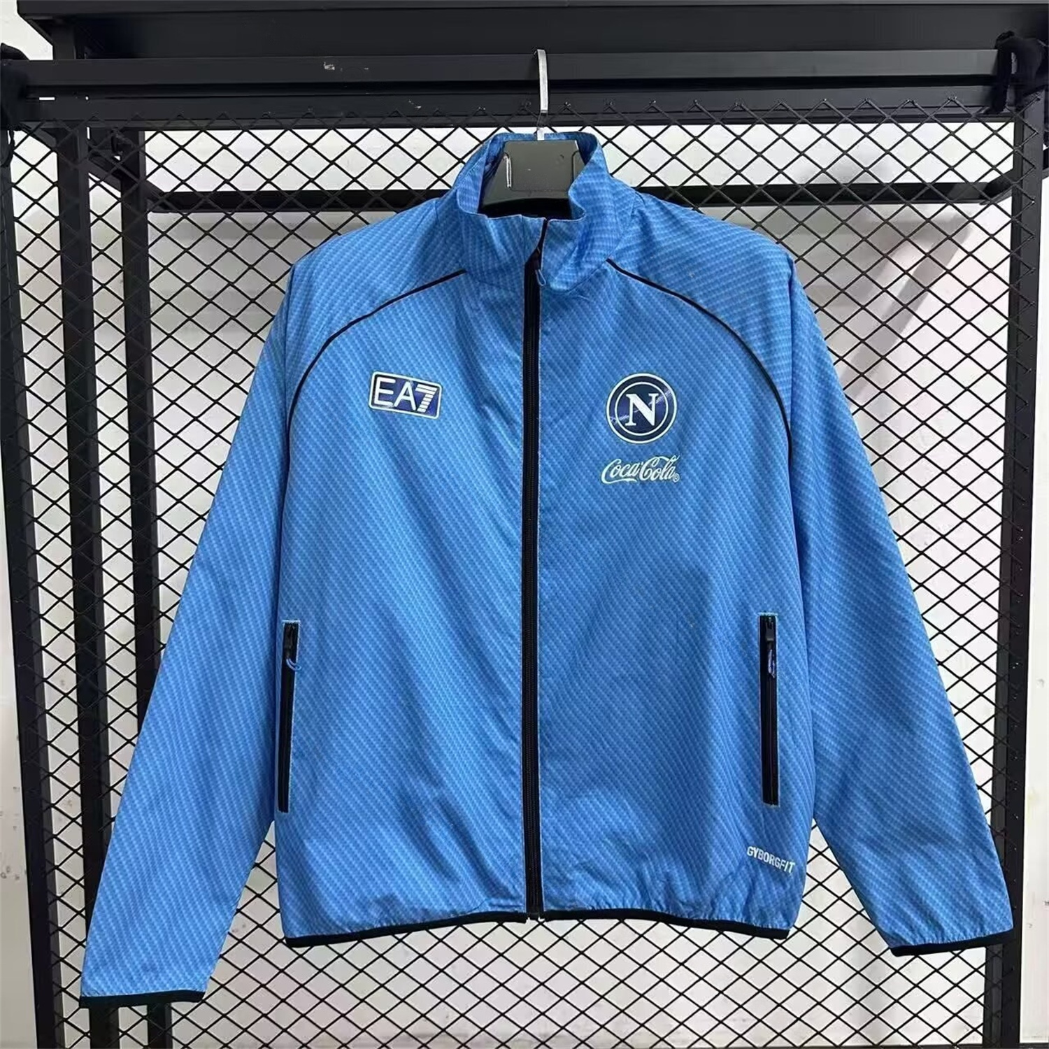 Napoli 25-26 Windbreaker Jacket - Blue - UnitedFutballJersey