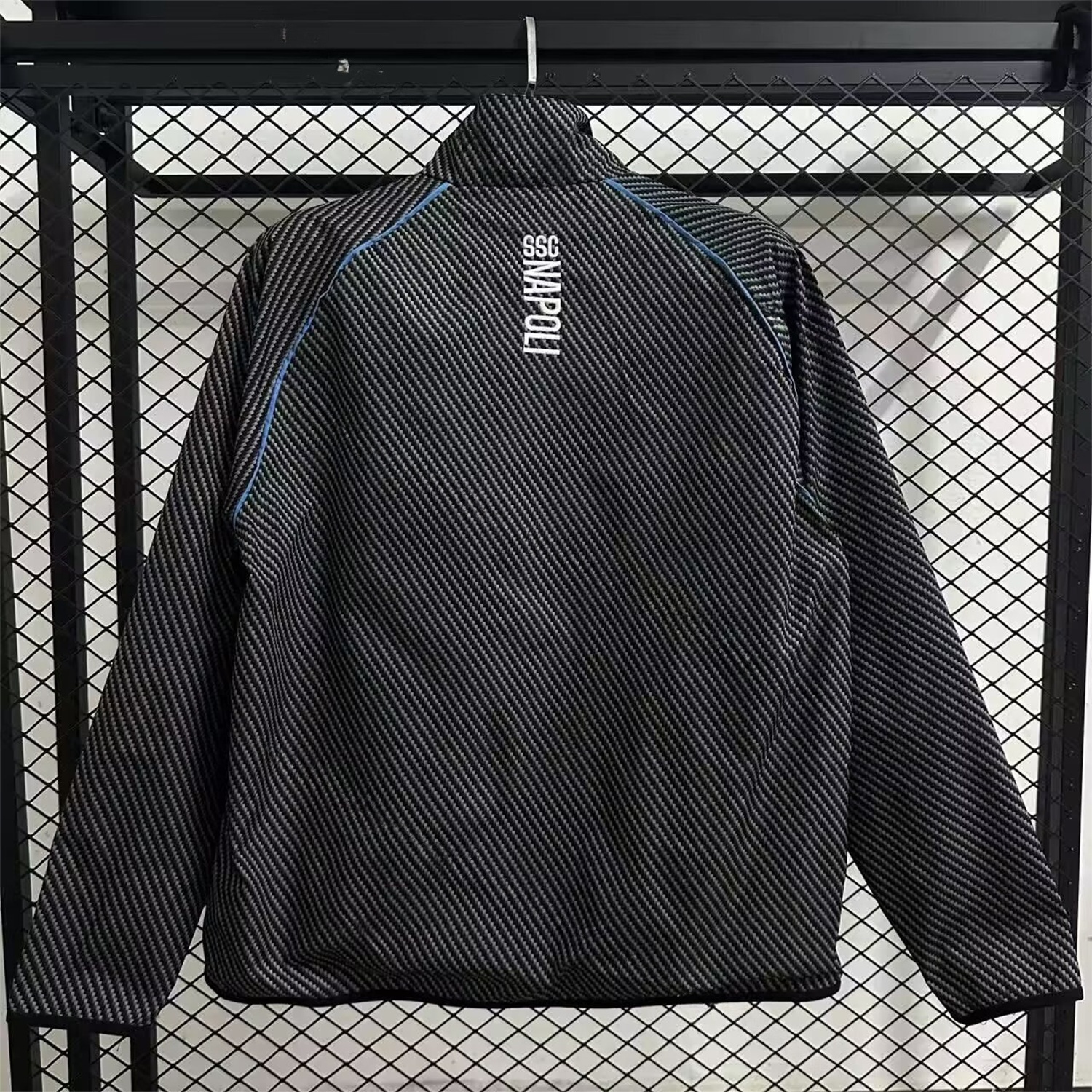 Napoli 25-26 Windbreaker Jacket - Black - UnitedFutballJersey