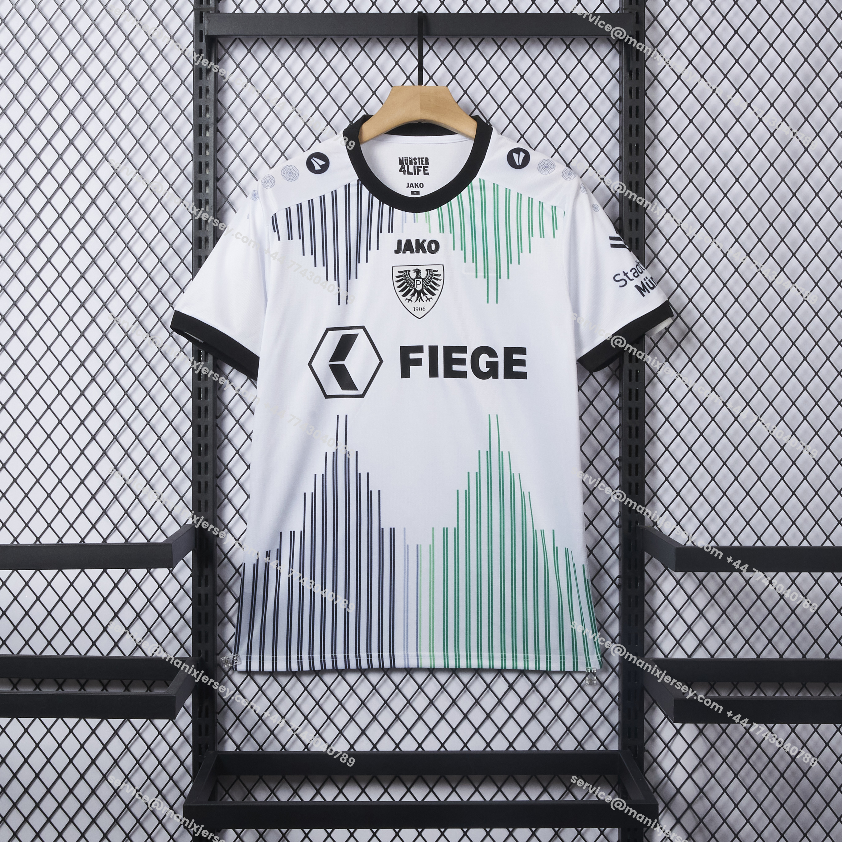 Preussen Munster 25-26 Away Jersey - Fans Version - UnitedFutballJersey