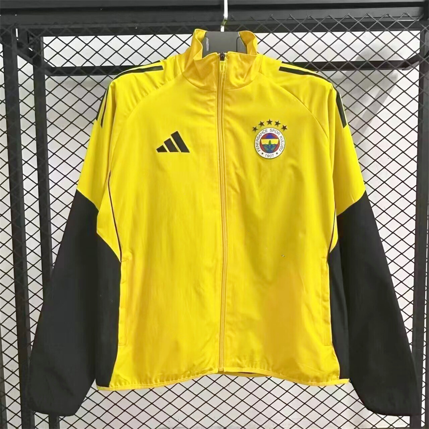Fenerbahce 25-26 Windbreaker Jacket - Yellow - UnitedFutballJersey