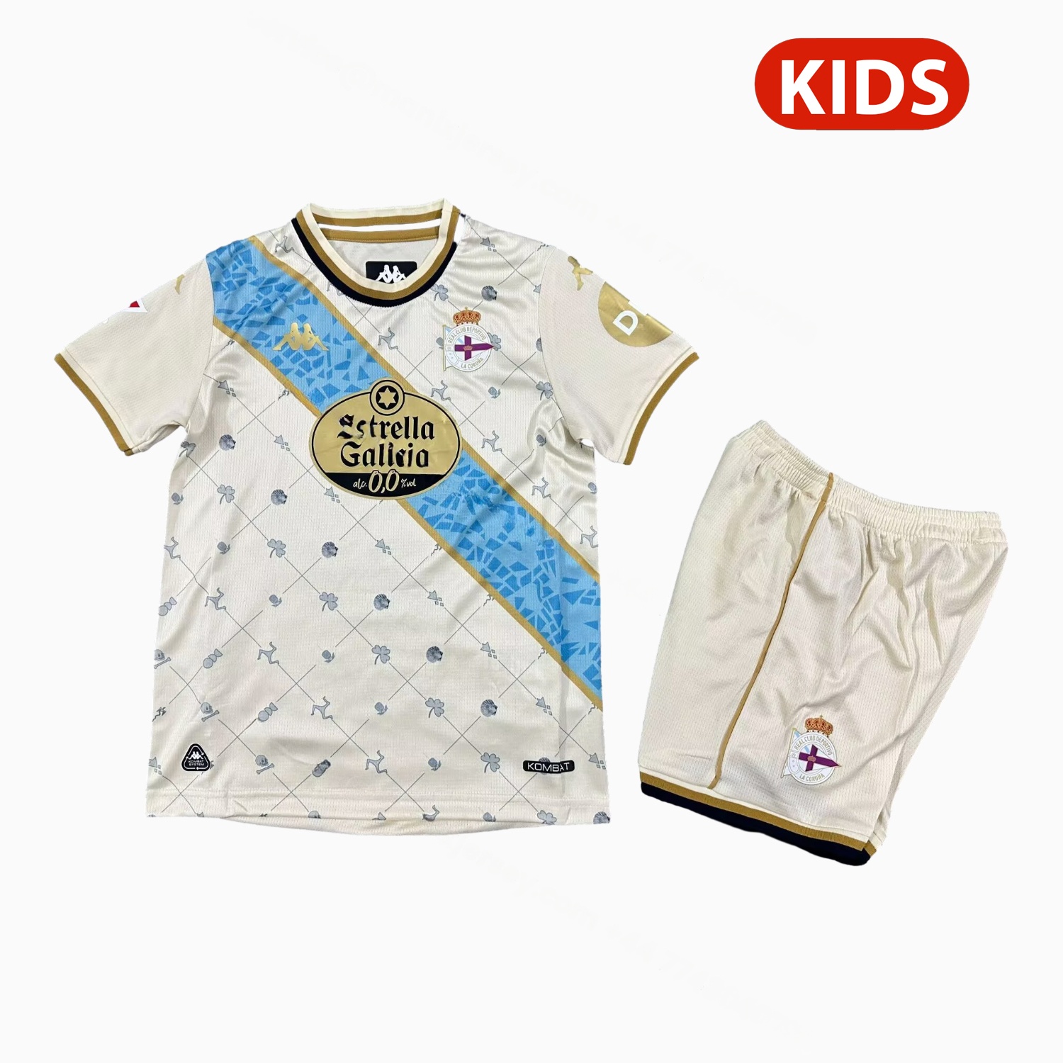 Deportivo de La Coruña 25-26 Away Kids Kit - UnitedFutballJersey