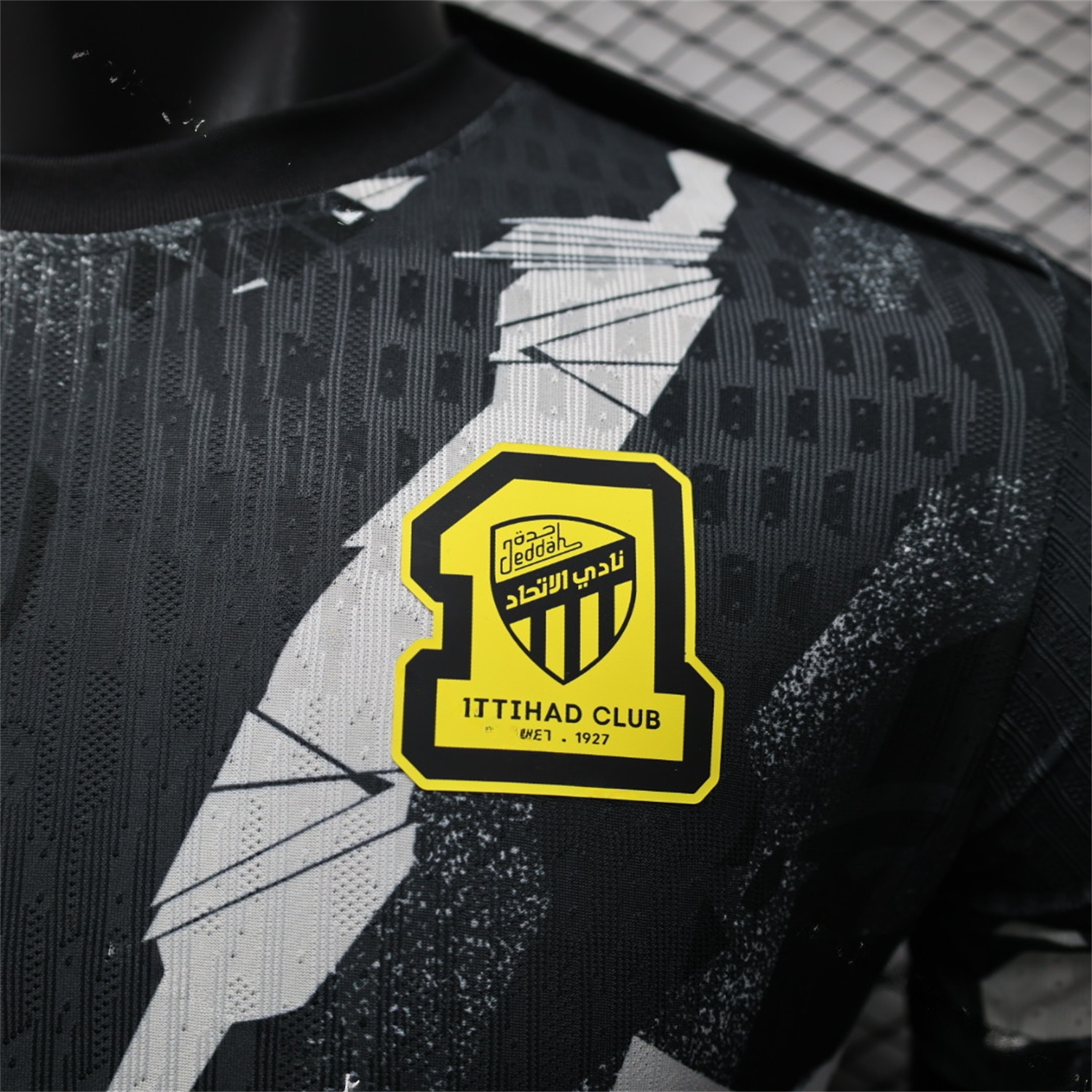 Al Ittihad Jeddah United 25-26 Black Pre-Match Jersey - Player Version - UnitedFutballJersey