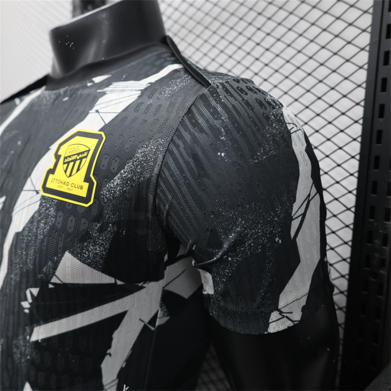Al Ittihad Jeddah United 25-26 Black Pre-Match Jersey - Player Version - UnitedFutballJersey