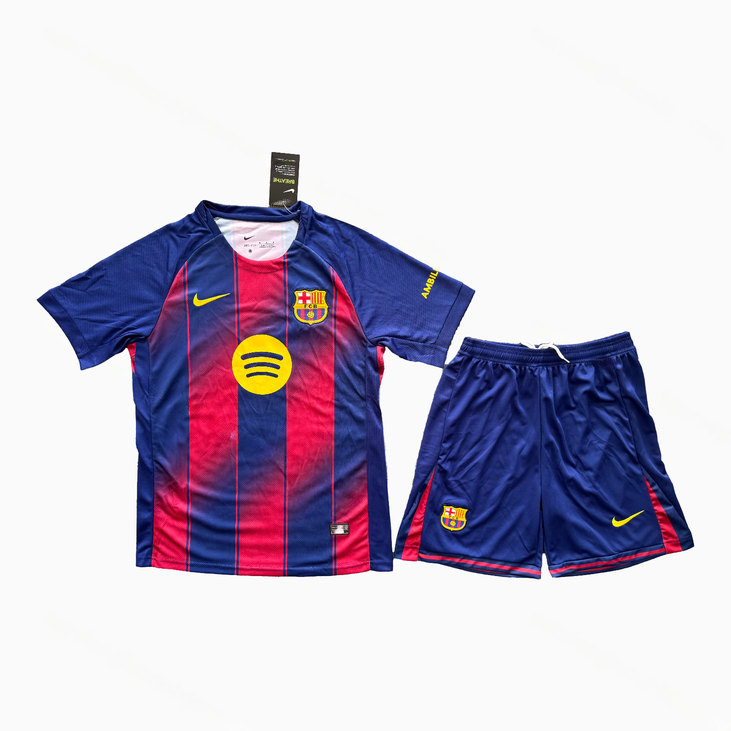 Barcelona 25-26 Home Men's Adult Jersey Set - Fans Version - UnitedFutballJersey