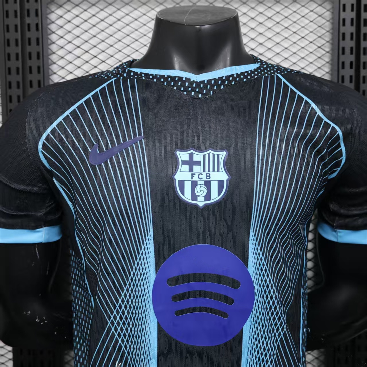Barcelona 25-26 T90 Black Special Jersey - Player Version - UnitedFutballJersey