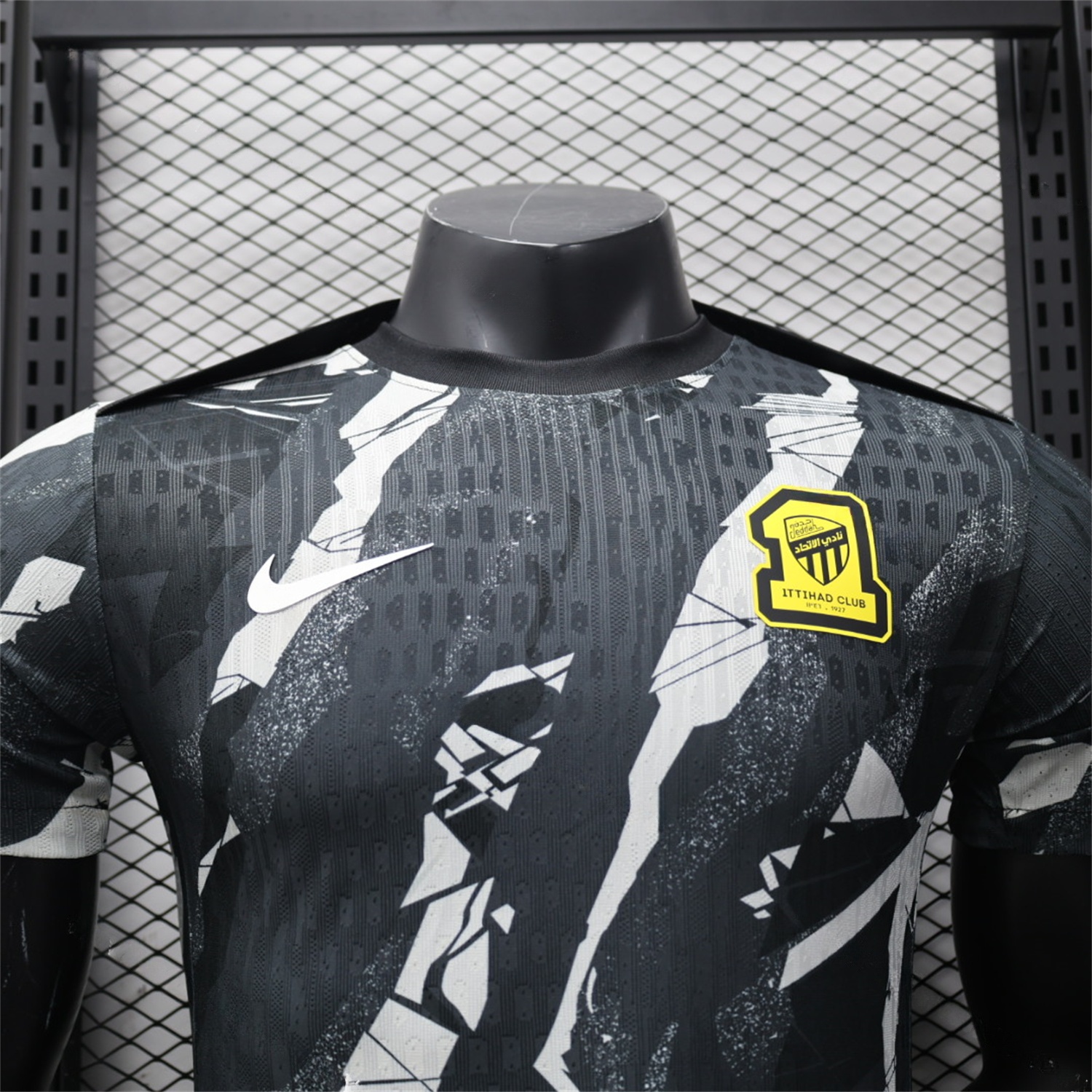 Al Ittihad Jeddah United 25-26 Black Pre-Match Jersey - Player Version - UnitedFutballJersey