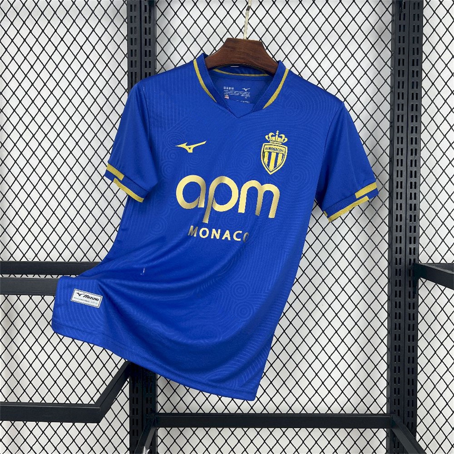 AS Monaco 25-26 Away Blue Jersey - Fans Version - UnitedFutballJersey