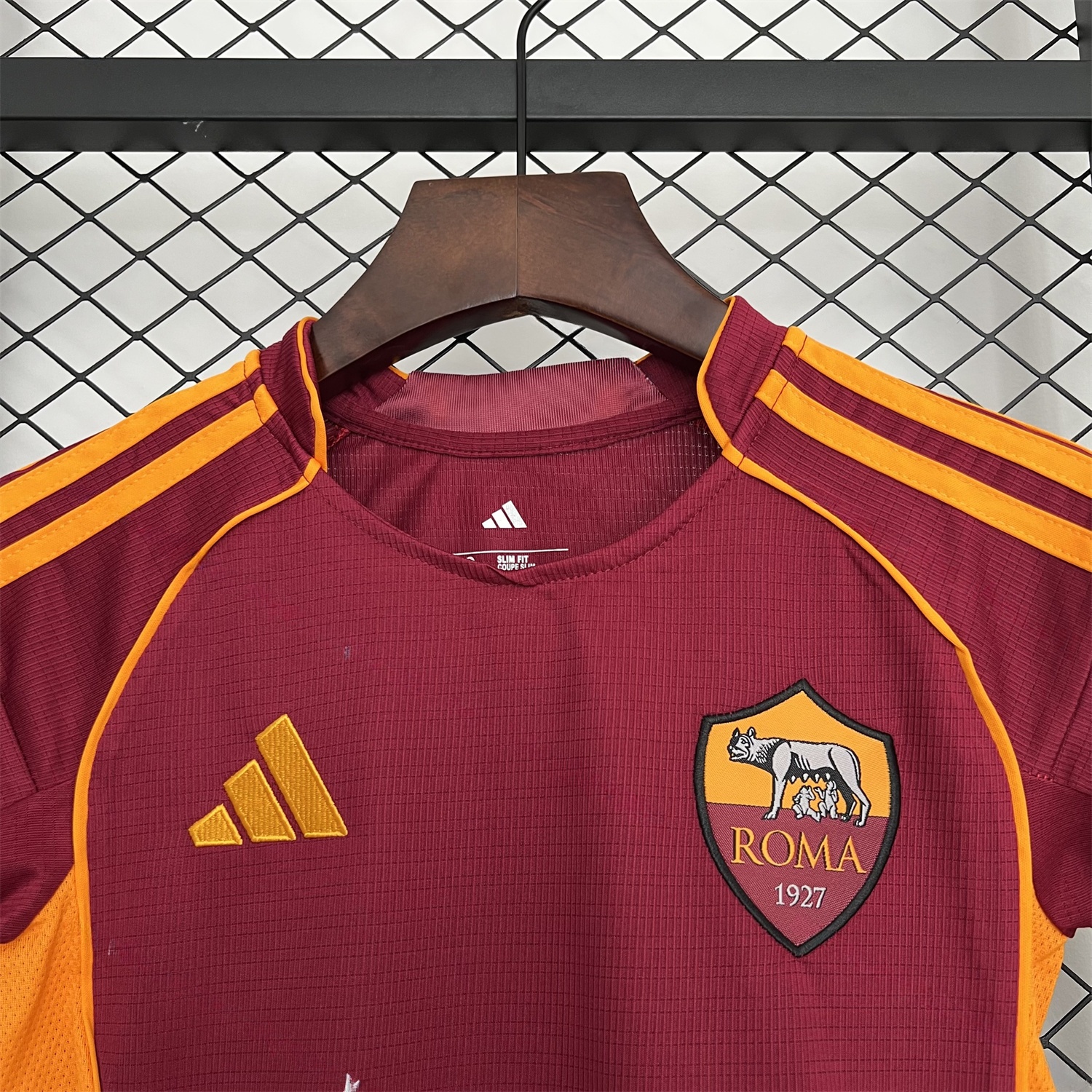 AS Roma 25-26 Home Unsponsored Kids Kit - UnitedFutballJersey