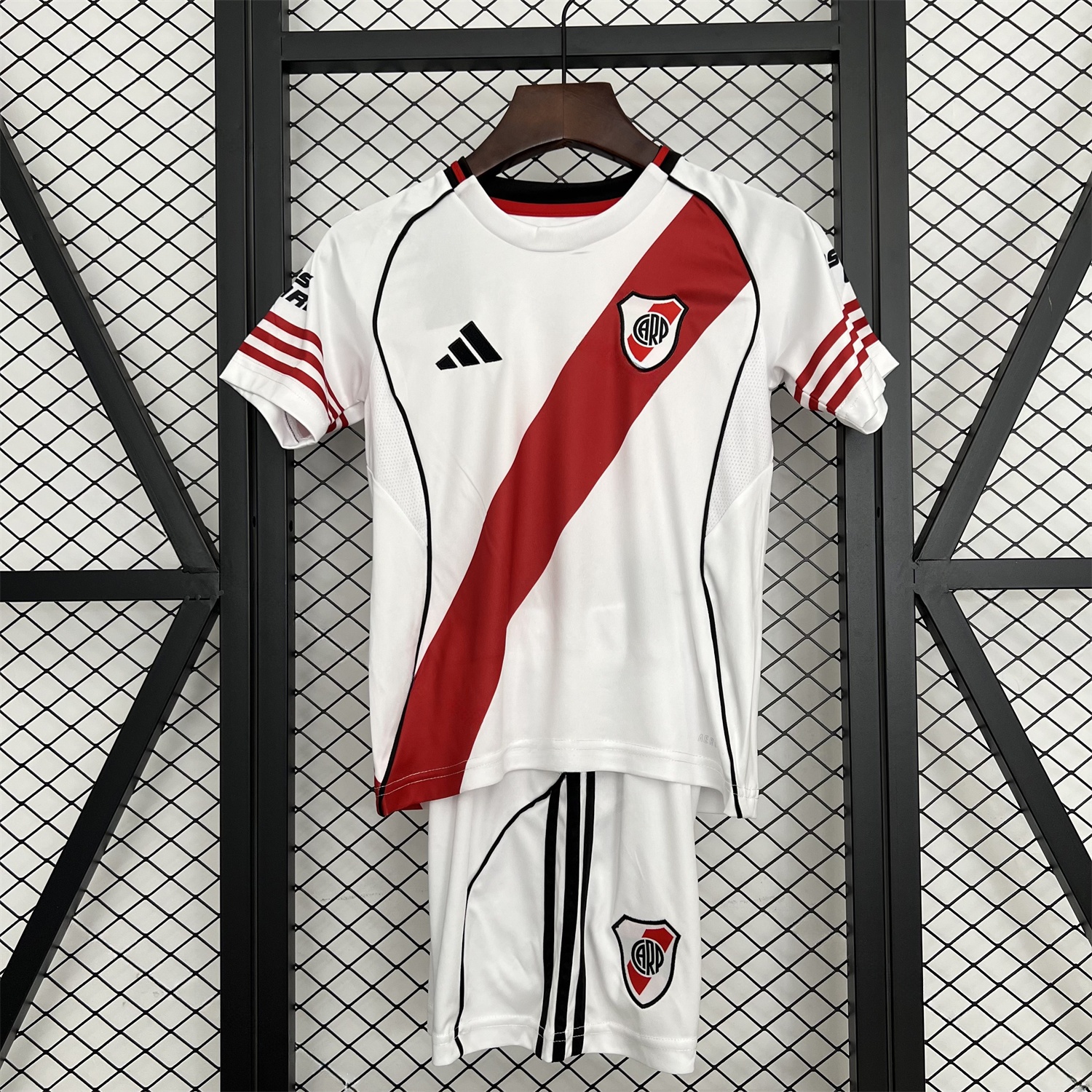 River Plate 25-26 Home Unsponsored Kids Kit - UnitedFutballJersey