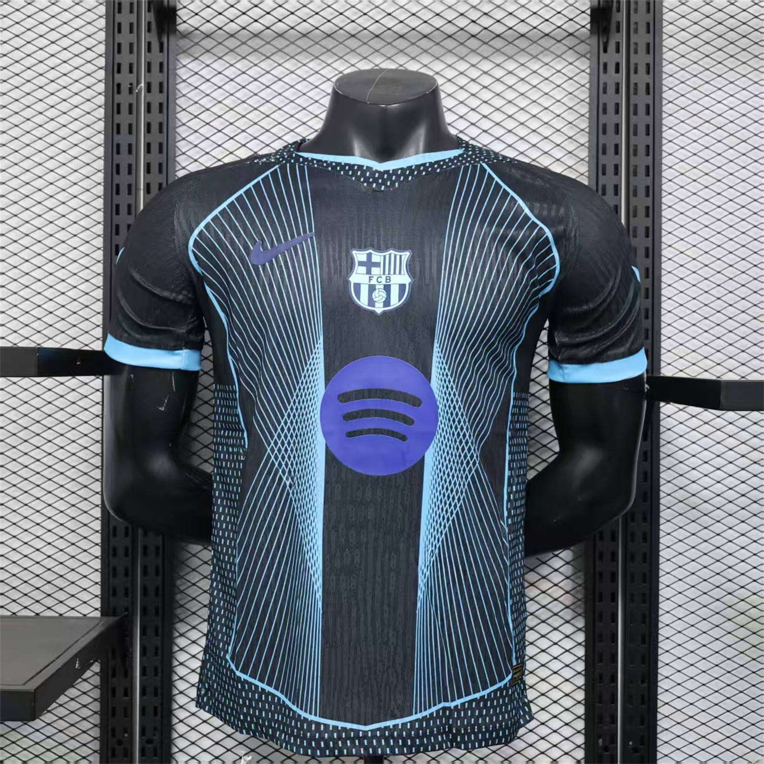 Barcelona 25-26 T90 Black Special Jersey - Player Version - UnitedFutballJersey
