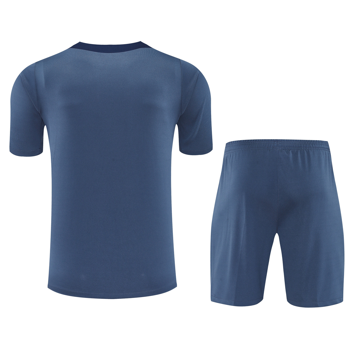 Paris Saint-Germain PSG 25-26 Short-Sleeve Training Set - Deep Blue Top & Deep Blue Shorts - UnitedFutballJersey