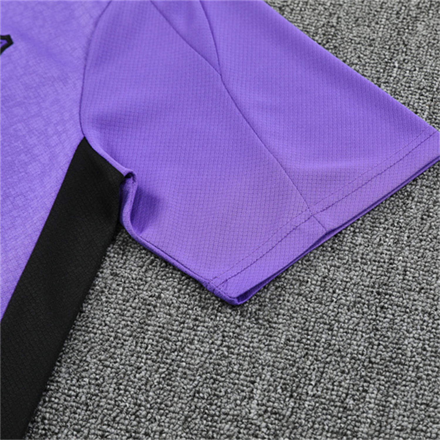 Barcelona 25-26 X KB Kids Short-Sleeve Training Set - Purple Top & Black Shorts - UnitedFutballJersey