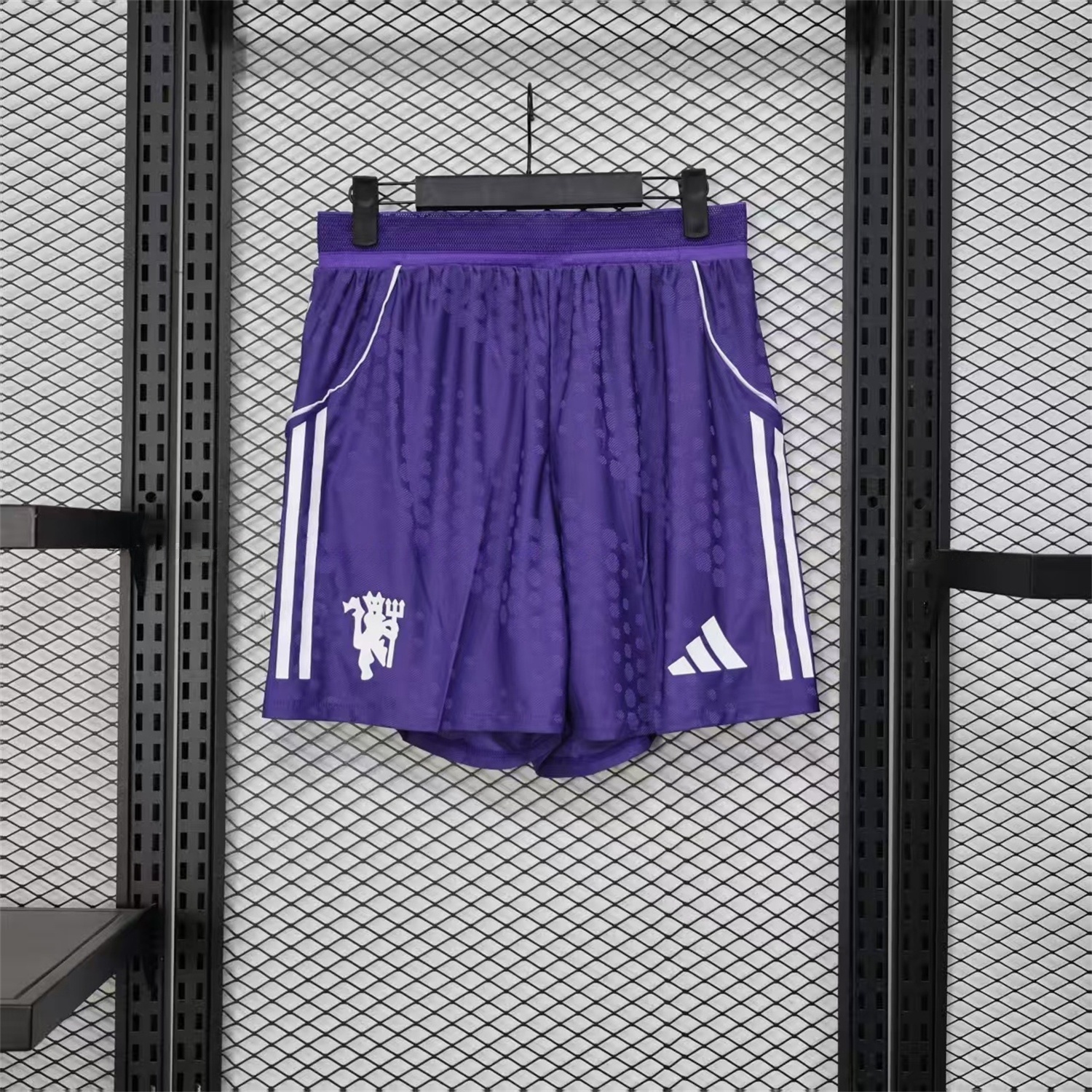 Manchester United 25-26 Away Purple Shorts - Player Version - UnitedFutballJersey