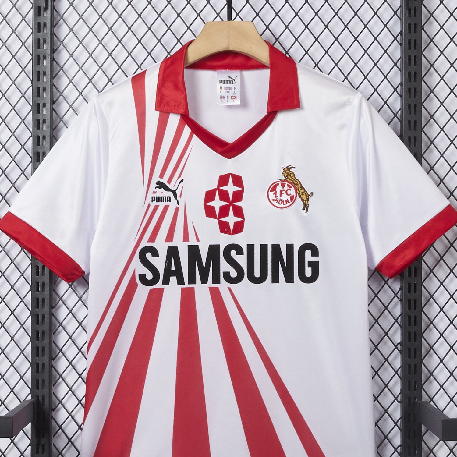 Retro 1. FC Köln 1990-91 Home Jersey - UnitedFutballJersey