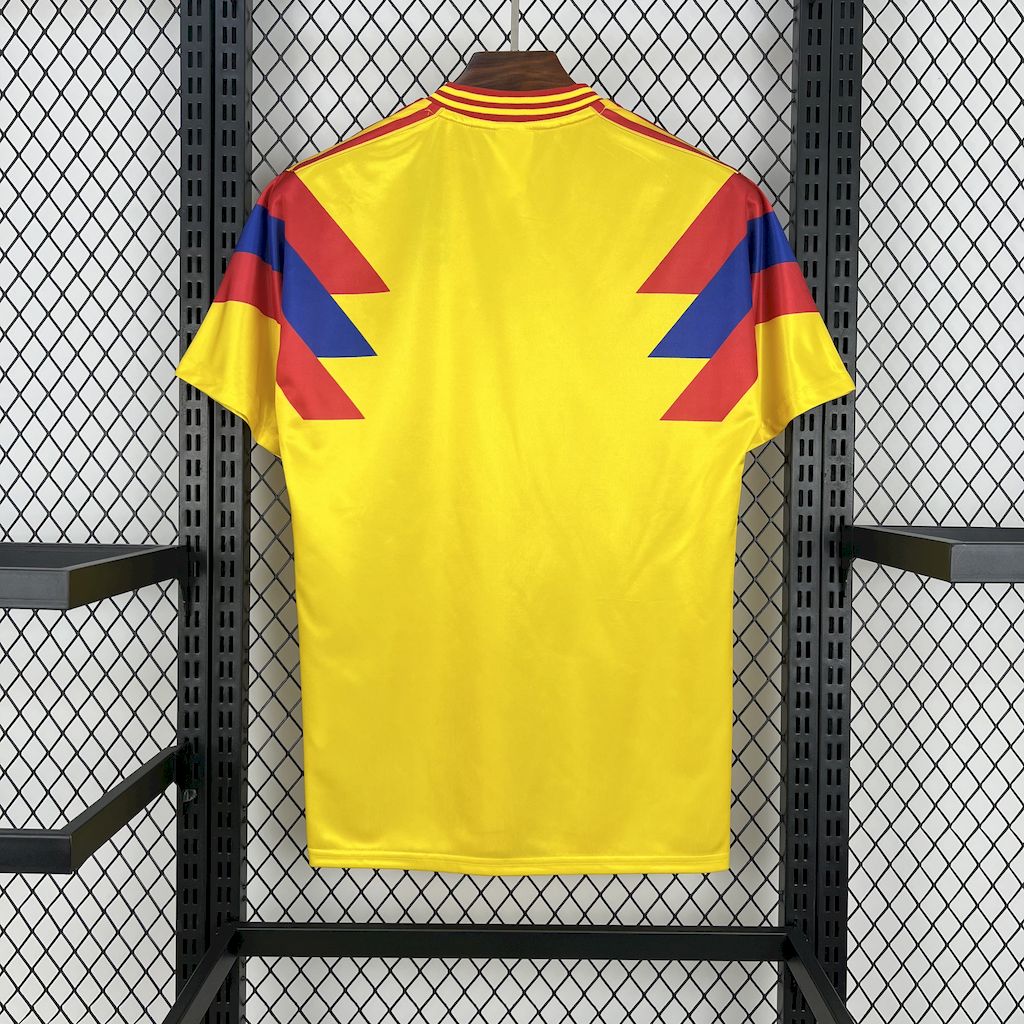 Retro Colombia 1990 Home Stadium Jersey - UnitedFutballJersey