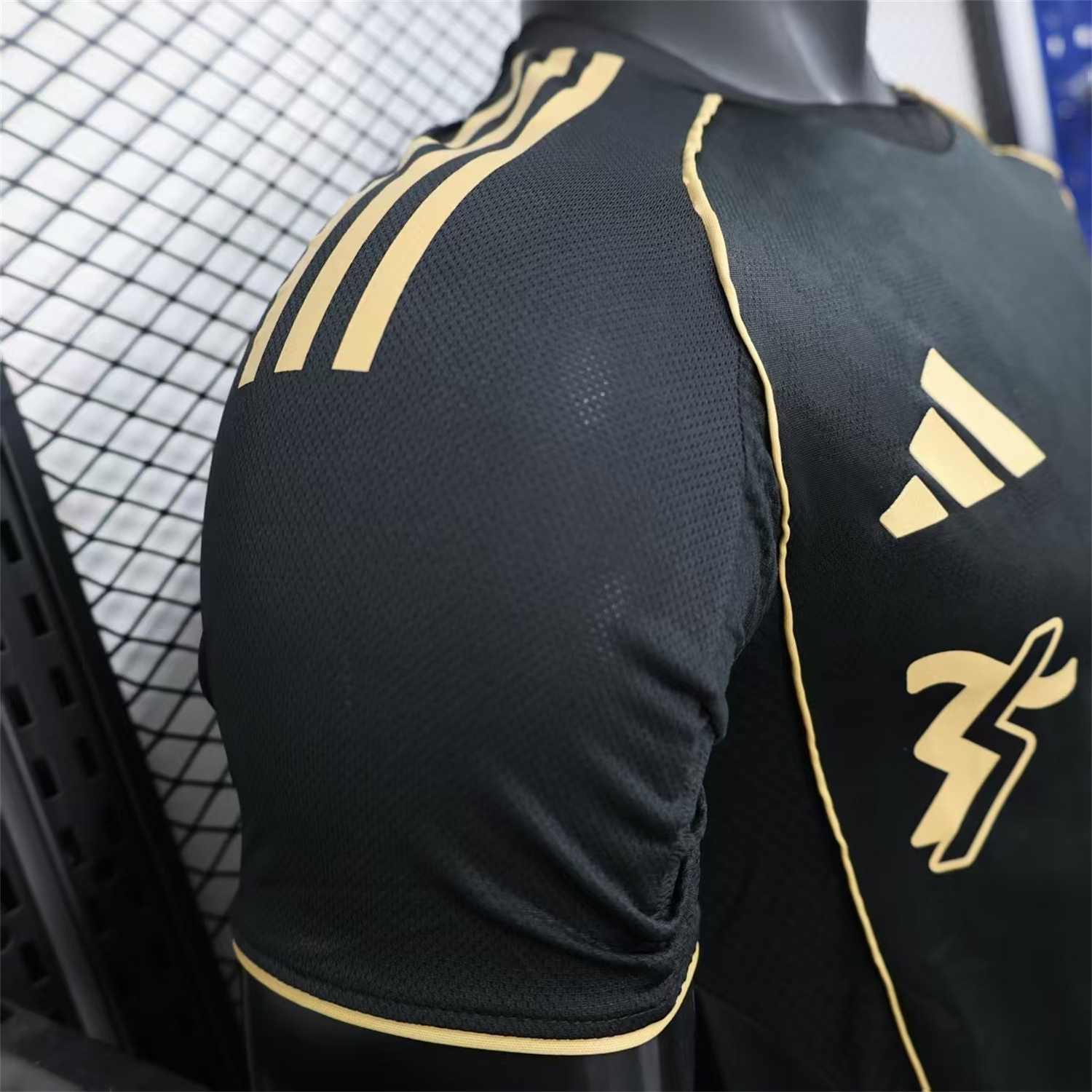 Fulham 25-26 Third Black Jersey - Player Version - UnitedFutballJersey