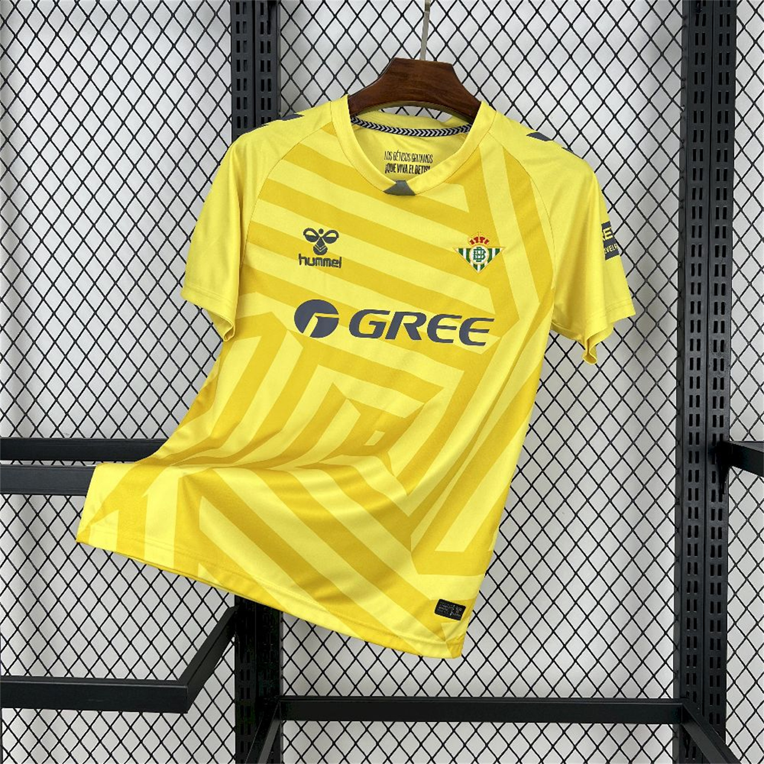 Real Betis 25-26 Yellow Goalkeeper Jersey - Fans Version - UnitedFutballJersey