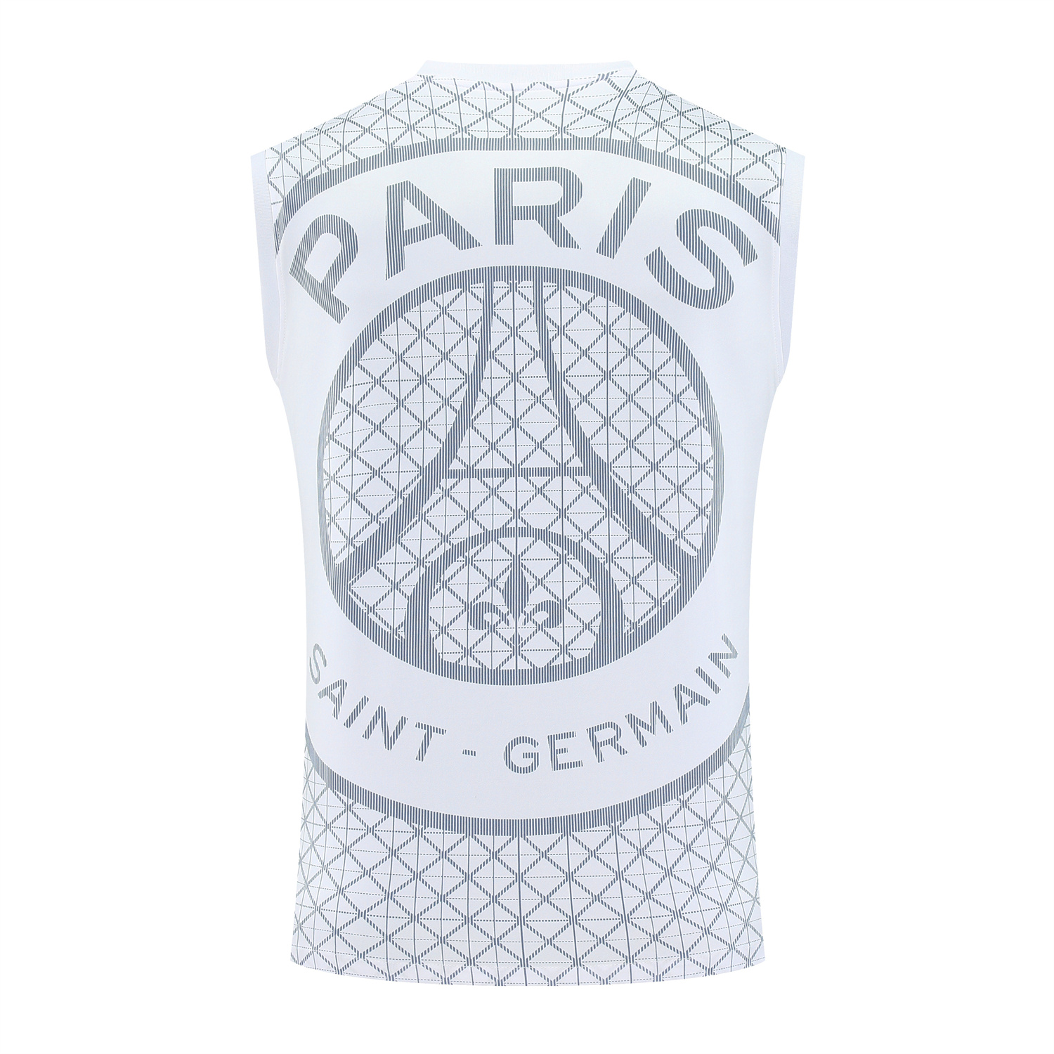 Paris Saint-Germain PSG 25-26 Vest Training Set - White Vest & Deep Blue Shorts - UnitedFutballJersey