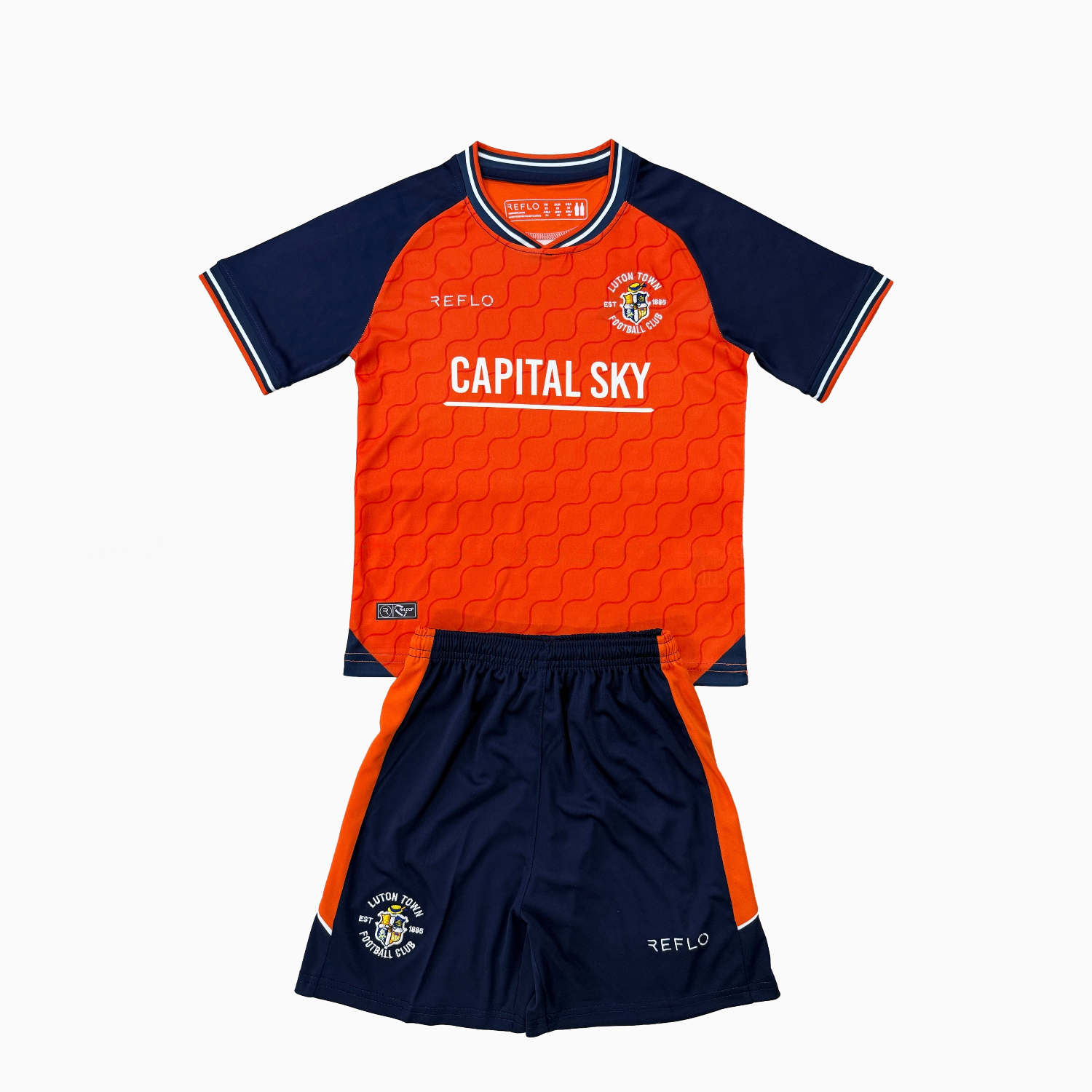 Luton Town 25-26 Home Kids Kit - UnitedFutballJersey