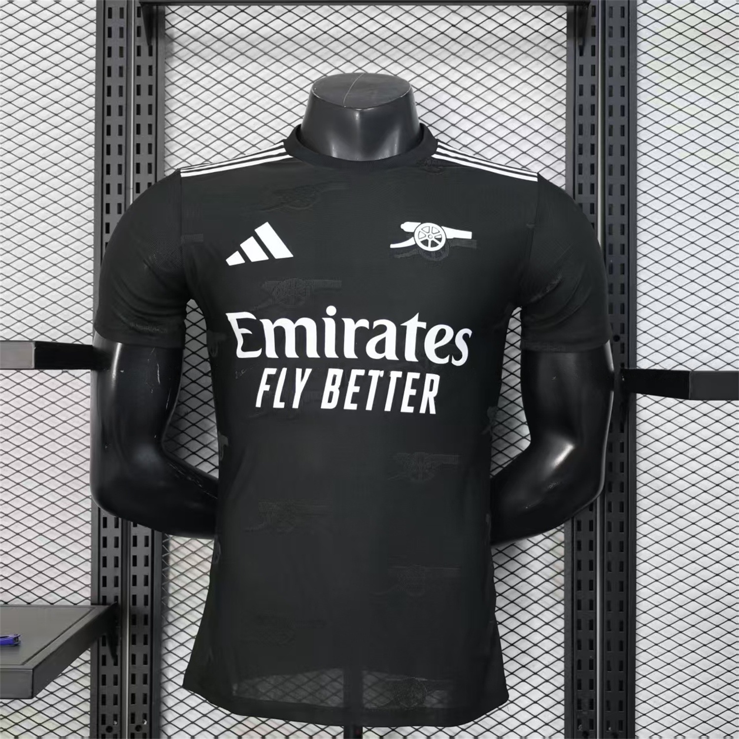 Arsenal 25-26 Pure Black Special Jersey - Player Version - UnitedFutballJersey
