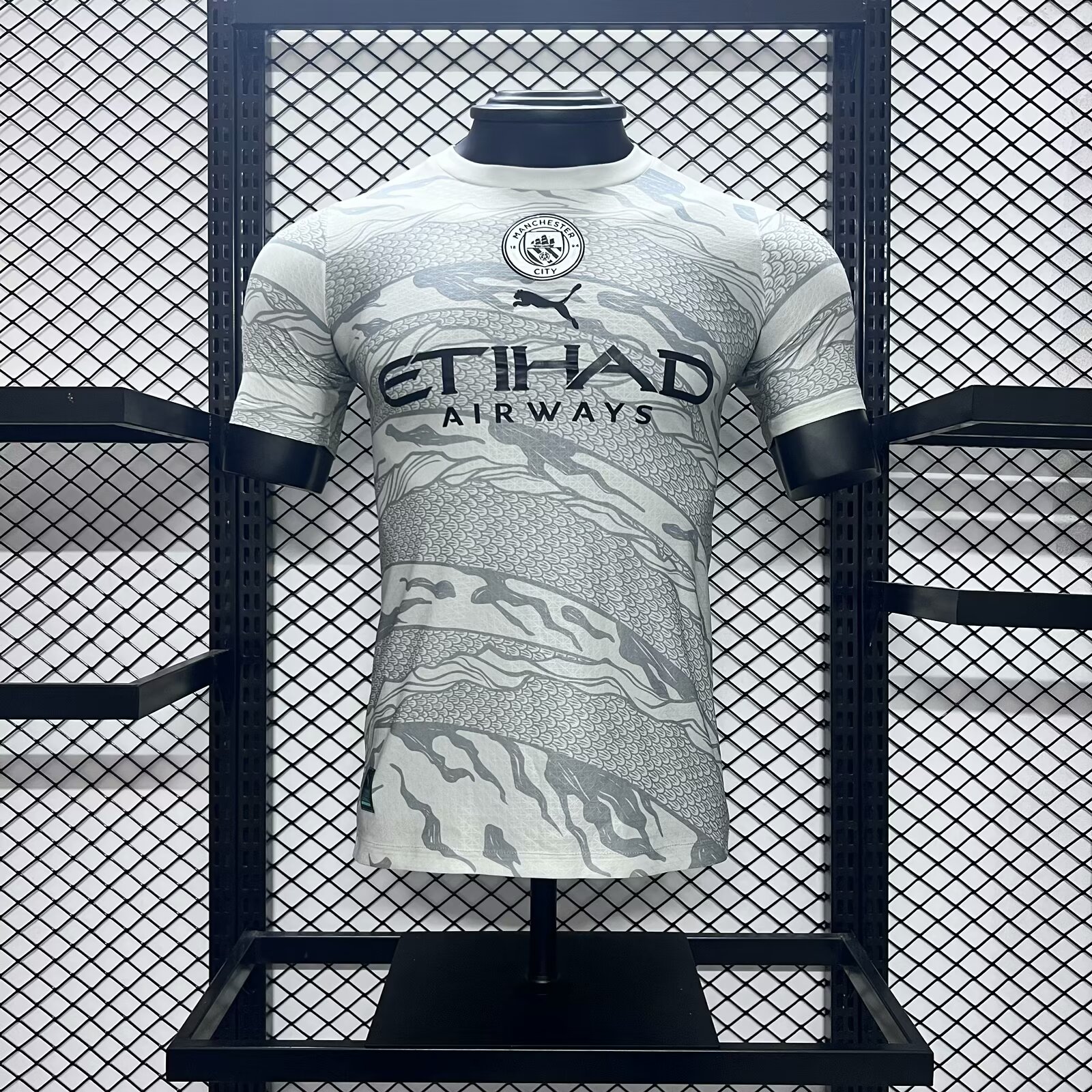 Manchester City 2024 Year of the Dragon Pre-match Jersey - Player Version - UnitedFutballJersey