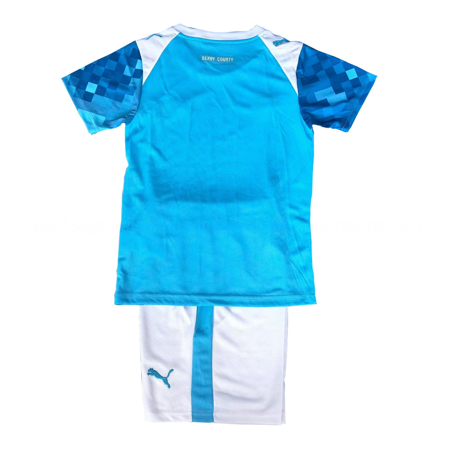 Derby County 25-26 Third Blue Kids Kit - UnitedFutballJersey