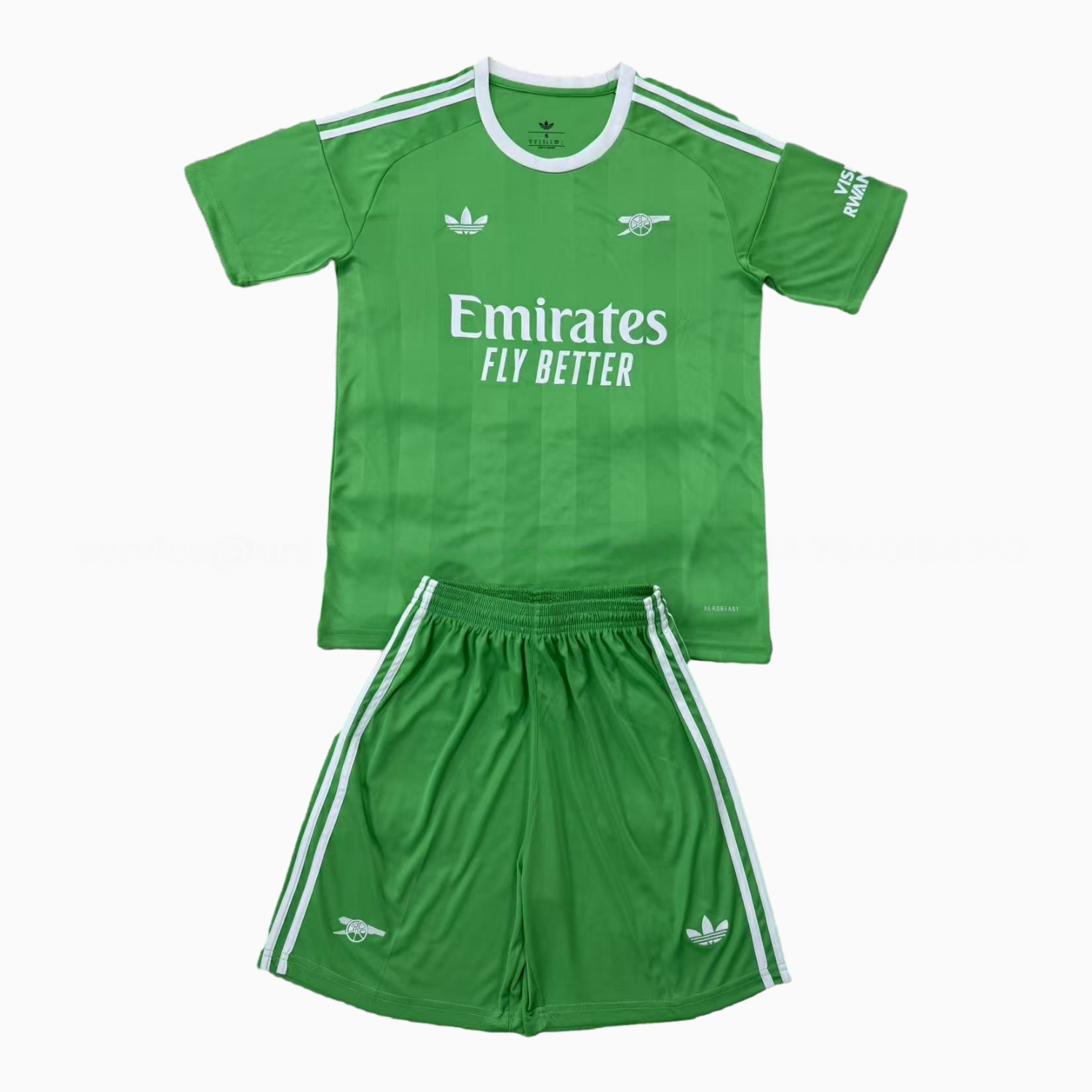 Arsenal 25-26 Green Goalkeeper Men's Adult Jersey Set - Fans Version - UnitedFutballJersey