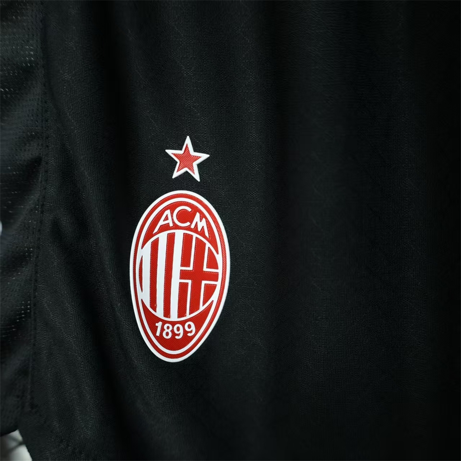 AC Milan 25-26 Home Black Shorts - Player Version - UnitedFutballJersey