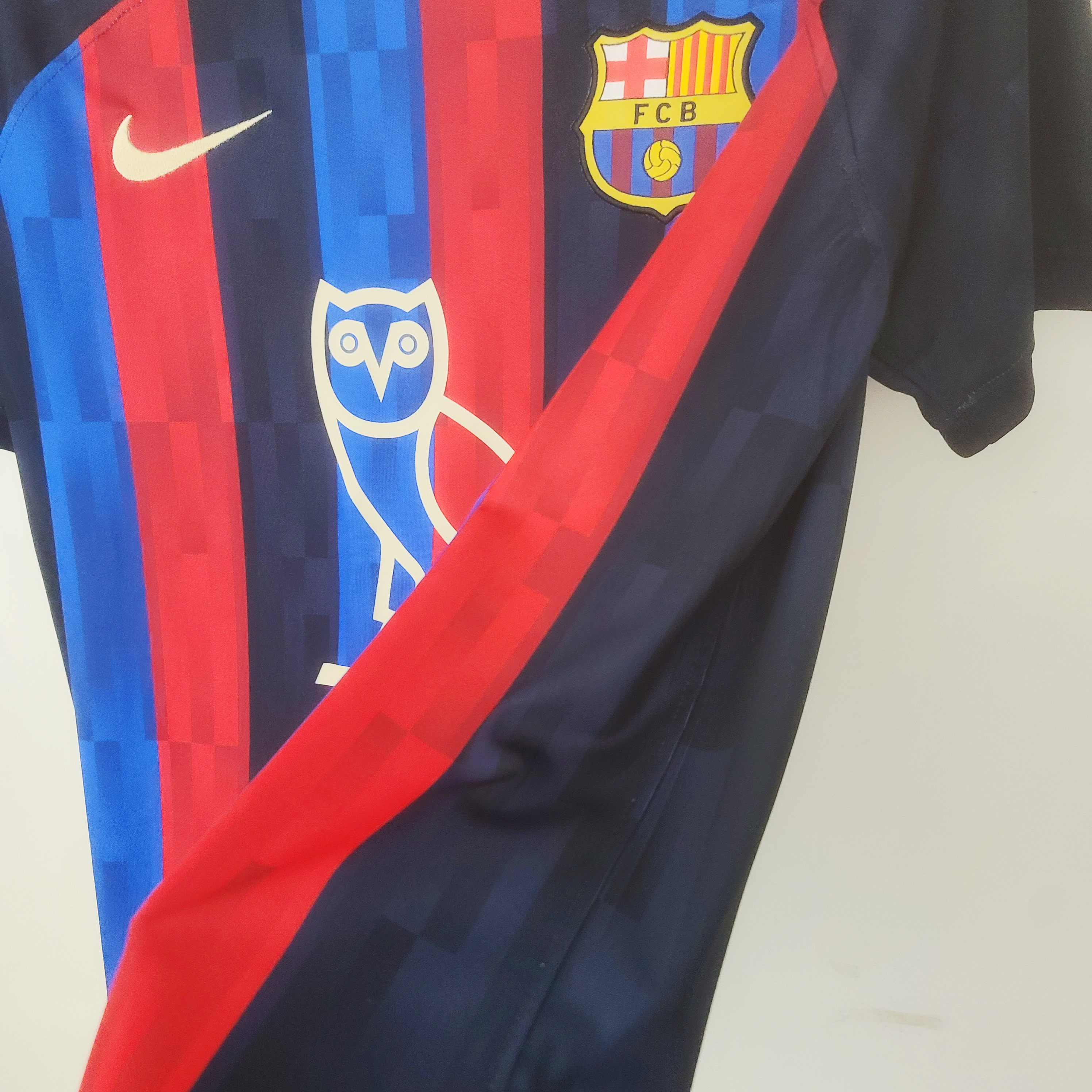 Barcelona 22-23 Owl Sponsor Special Edition Jersey - Fans Version - UnitedFutballJersey