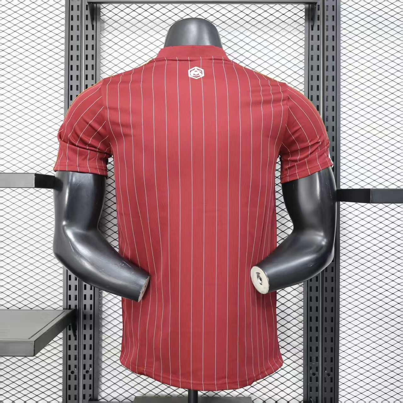 Arsenal 25-26 Trefoil White Lines Red Travel Jersey - Player Version - UnitedFutballJersey