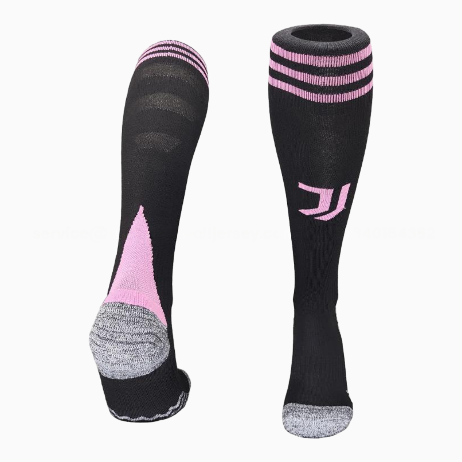 Juventus 25-26 Home Socks - Black - UnitedFutballJersey
