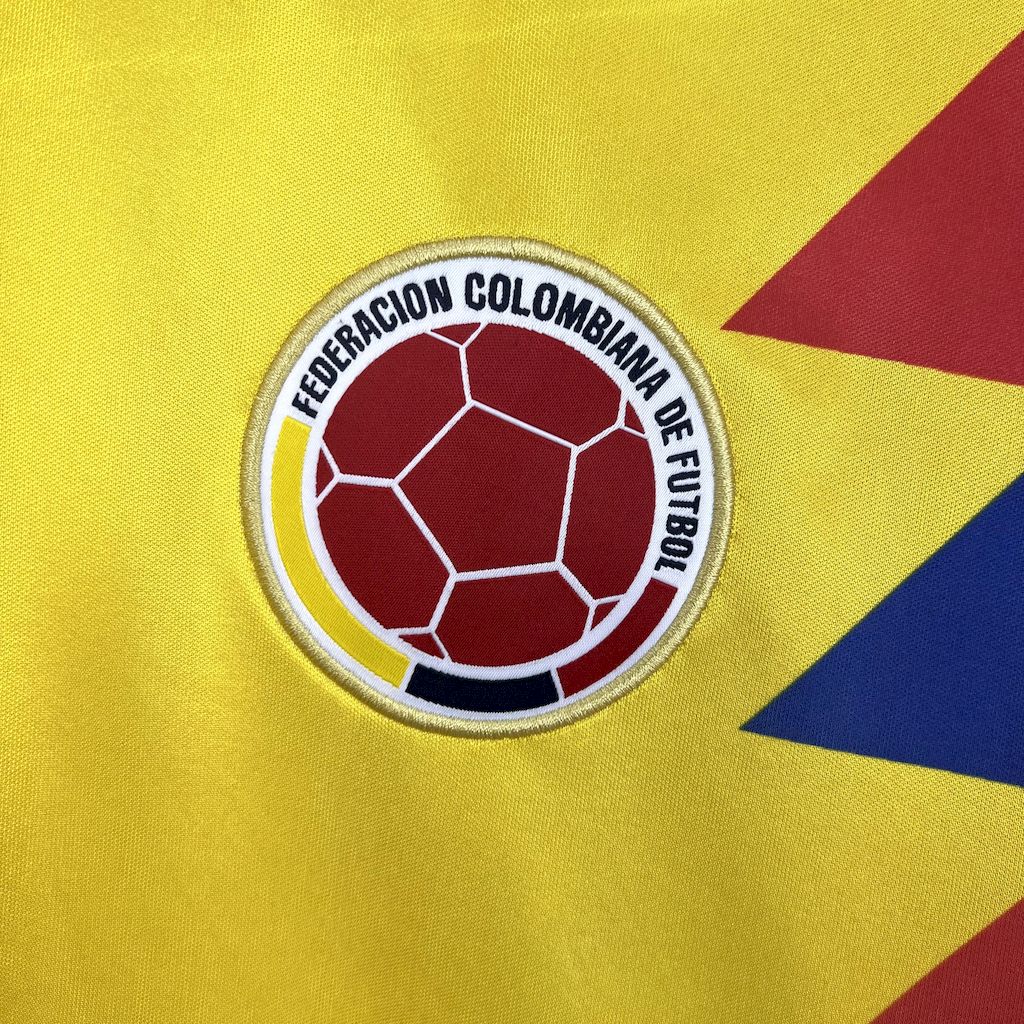Retro Colombia 1990 Home Stadium Jersey - UnitedFutballJersey